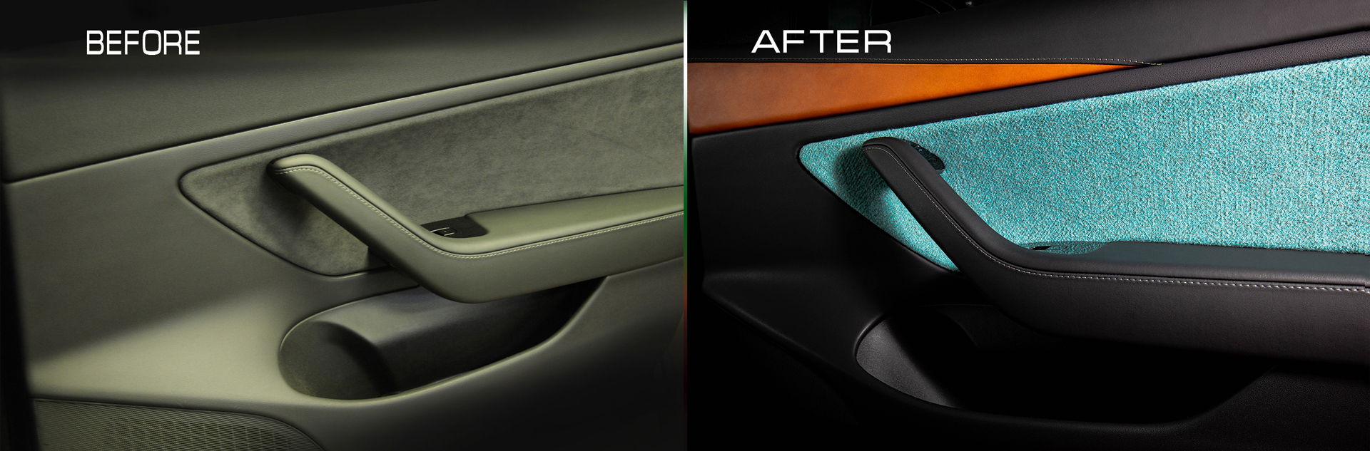 Vilner Endows Tesla Model 3 With A Tastefully Colorful Interior