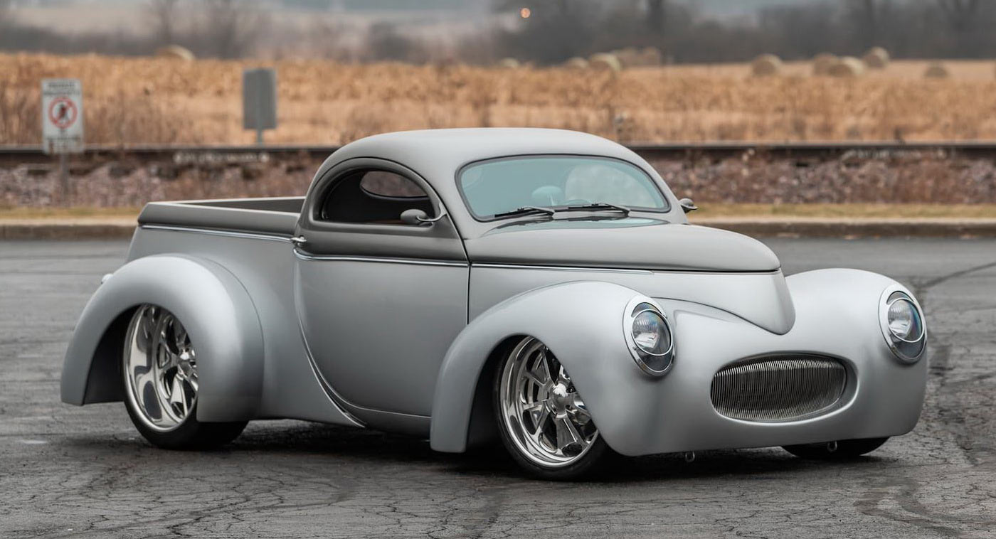 This 1941 Willys Restomod Has A Face Straight From Pixar's CARS | Carscoops, image size:1400x758