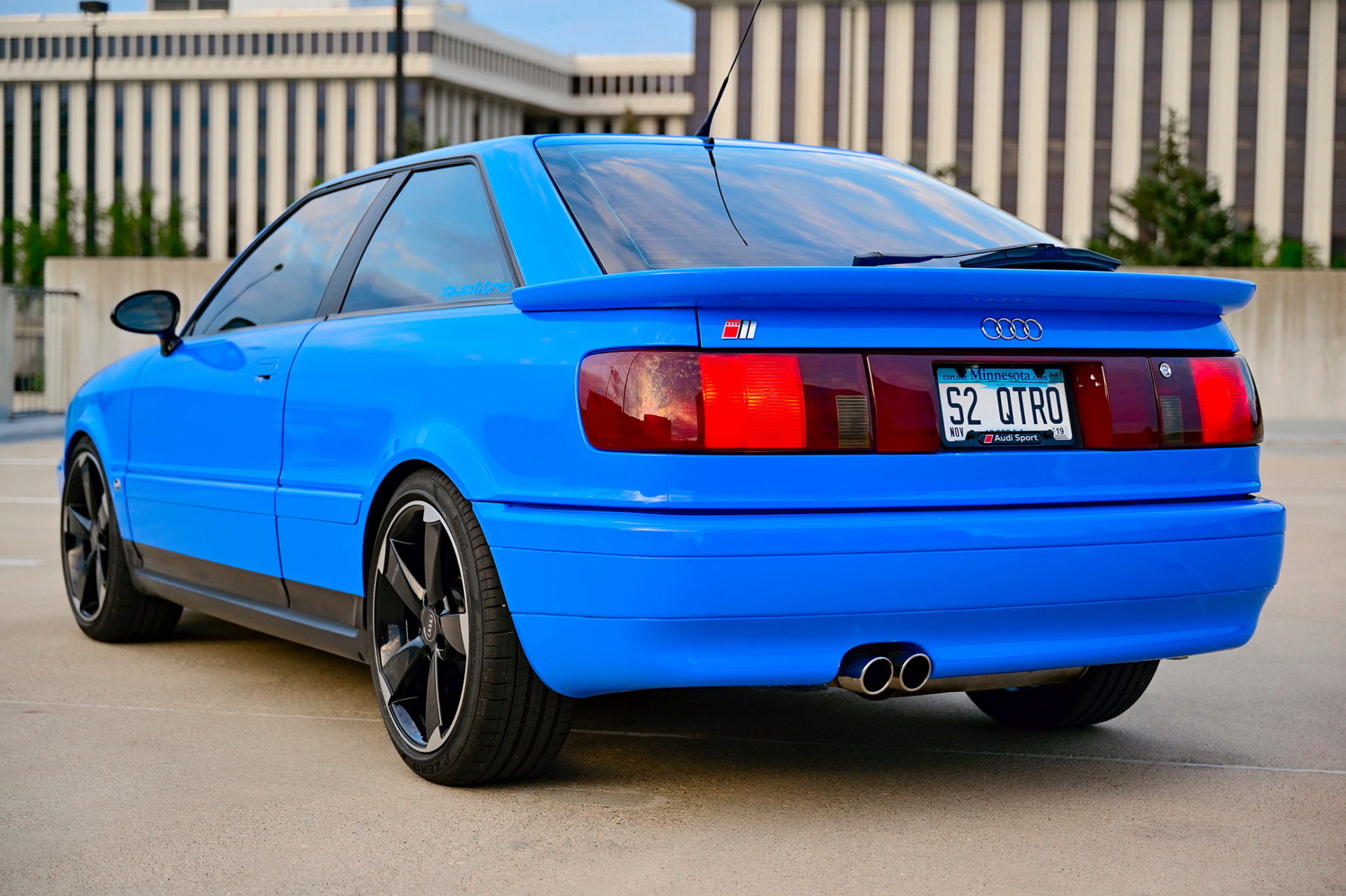 Modded 1990 Audi Coupe Quattro Takes On RS2 Tribute Moniker