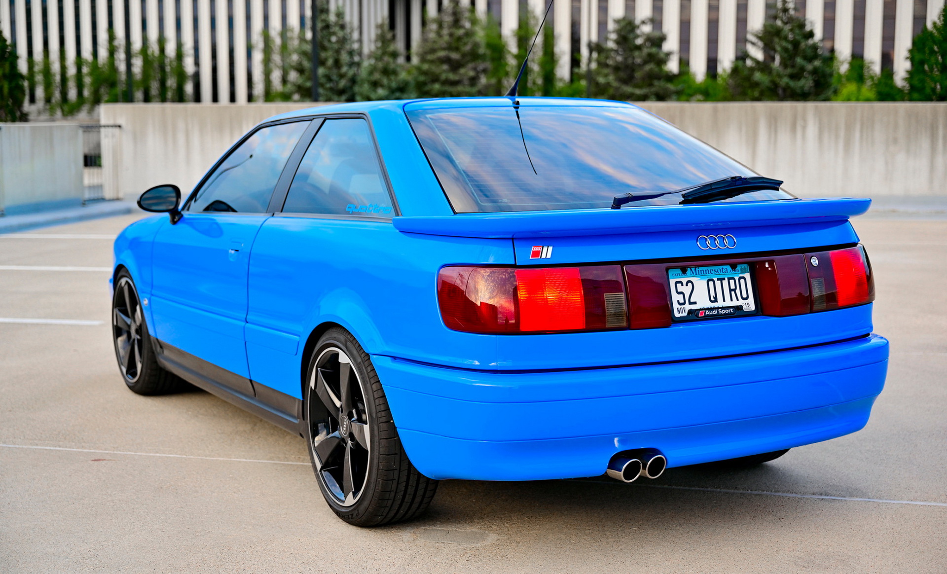 Modded 1990 Audi Coupe Quattro Takes On RS2 Tribute Moniker