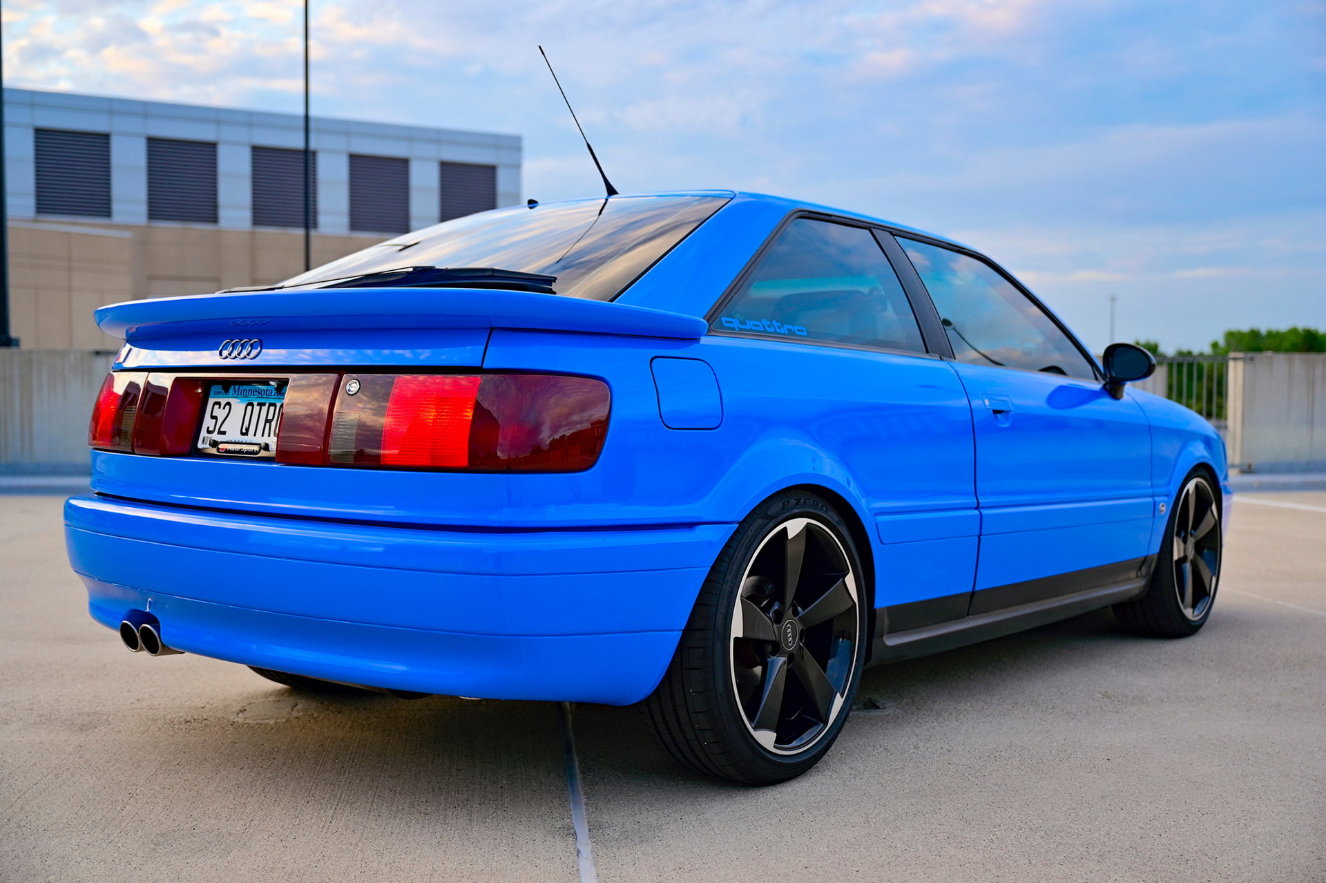 Modded 1990 Audi Coupe Quattro Takes On RS2 Tribute Moniker