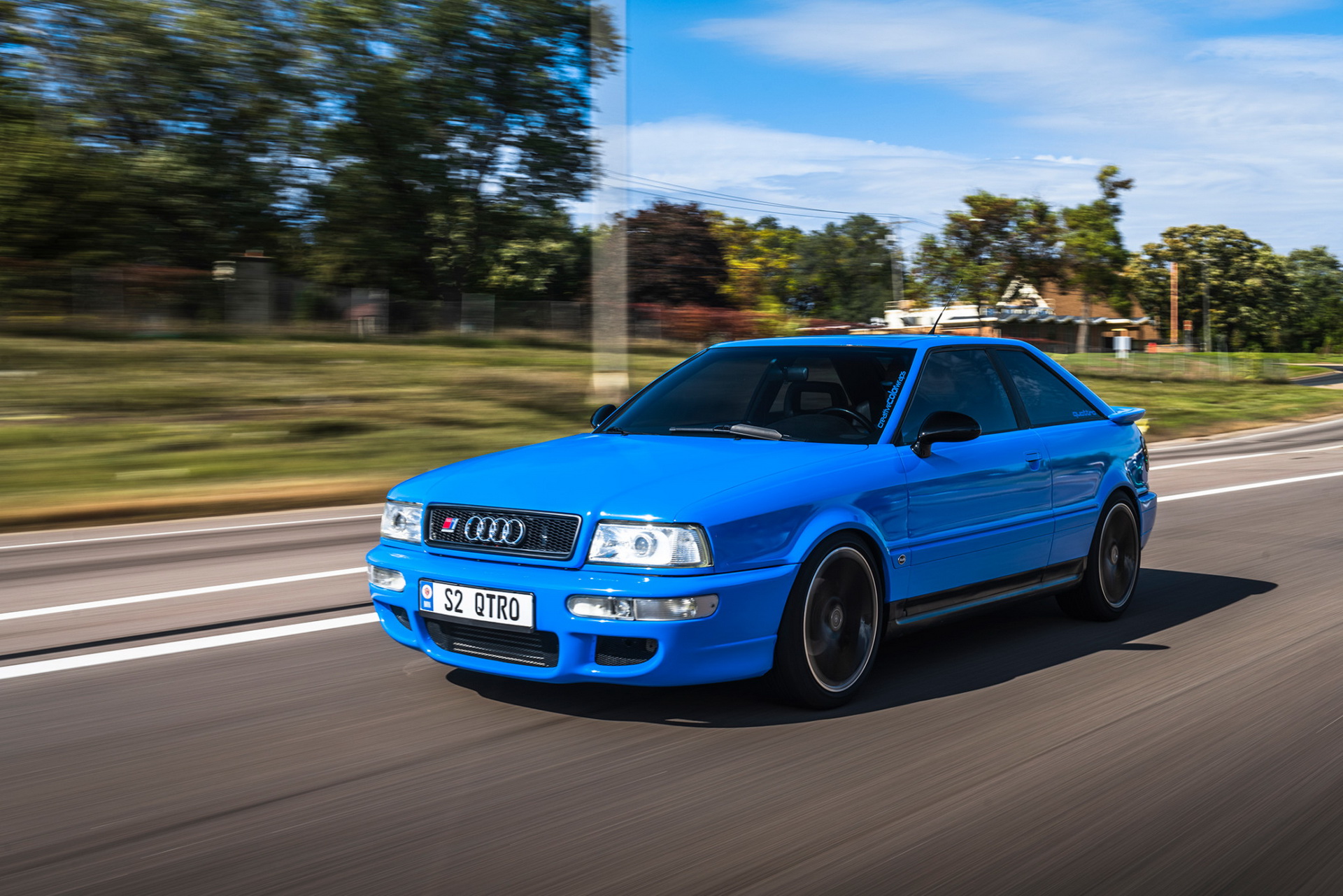 Modded 1990 Audi Coupe Quattro Takes On RS2 Tribute Moniker