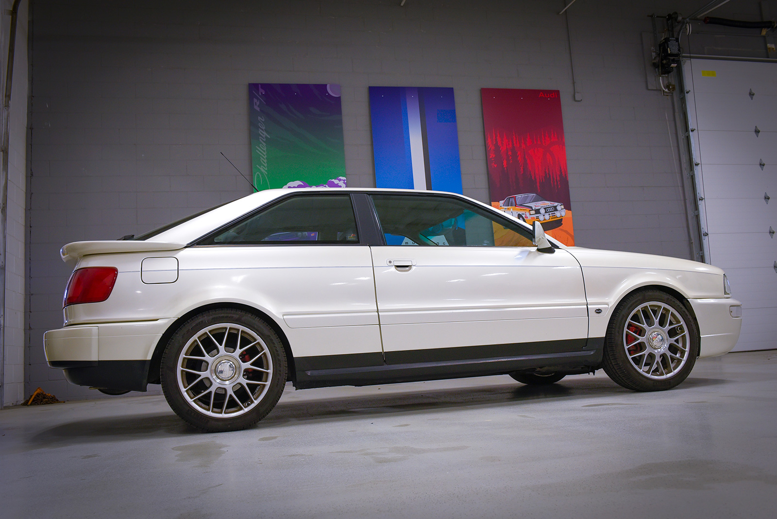 Modded 1990 Audi Coupe Quattro Takes On RS2 Tribute Moniker
