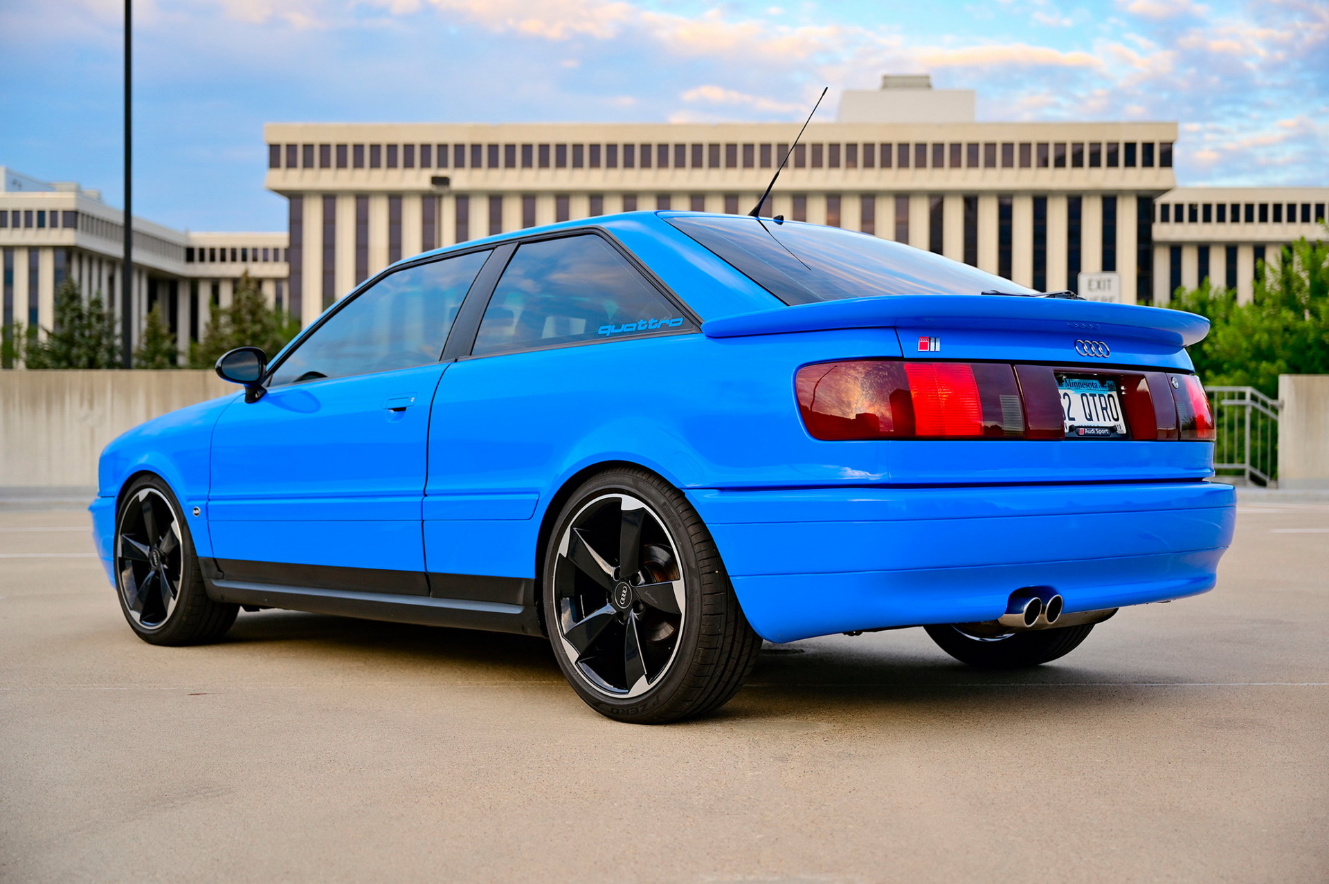 Modded 1990 Audi Coupe Quattro Takes On RS2 Tribute Moniker