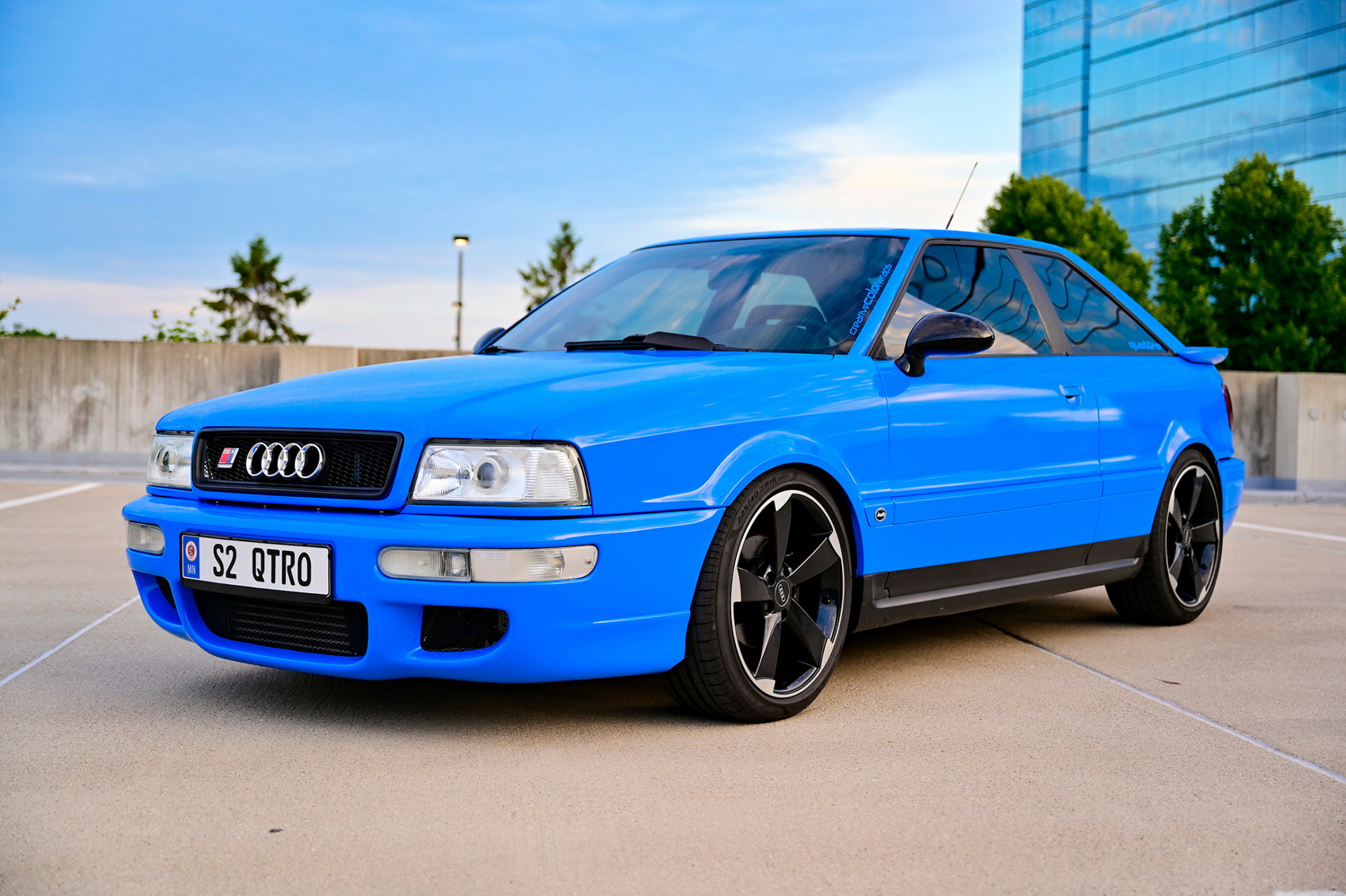 Modded 1990 Audi Coupe Quattro Takes On RS2 Tribute Moniker