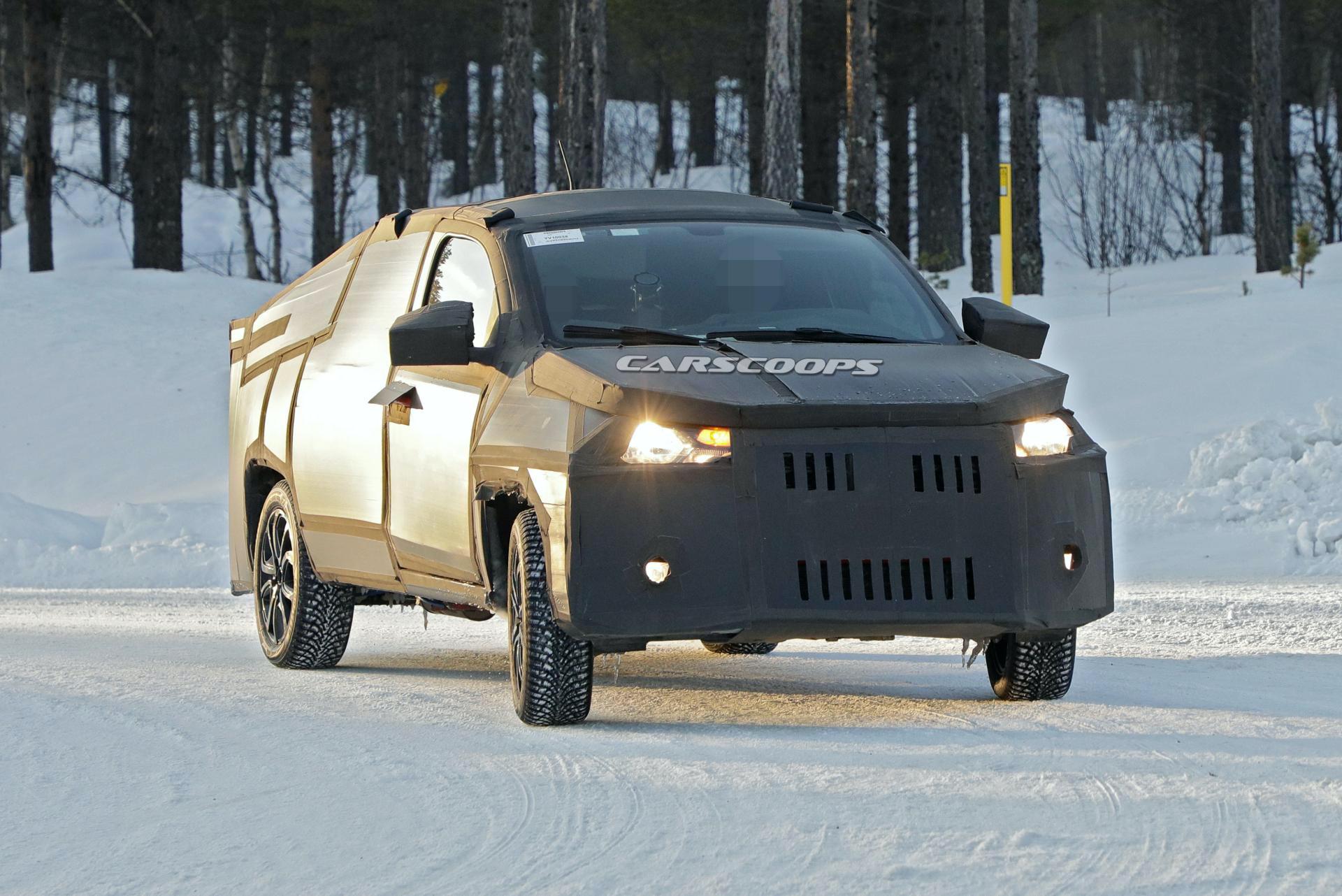 2020 Fiat Strada Pickup’s New Camo Pays Homage To Tesla Cybertruck
