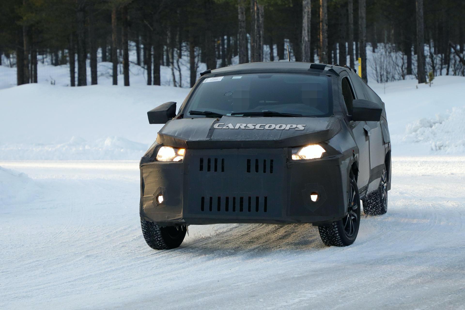 2020 Fiat Strada Pickup’s New Camo Pays Homage To Tesla Cybertruck