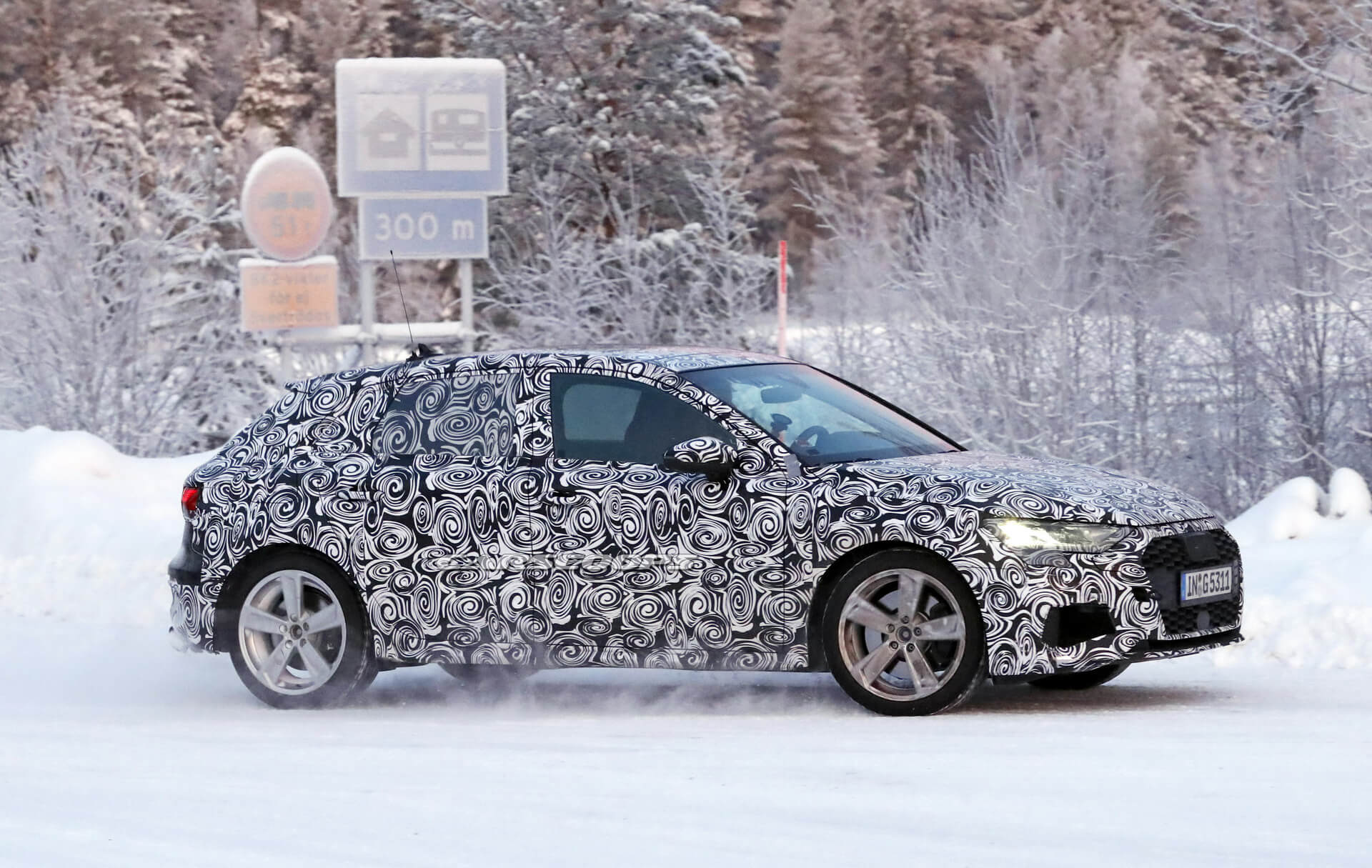2020 Audi S3 Captured Barely Disguised, Also Shows Off Its Lambo-Style Dash
