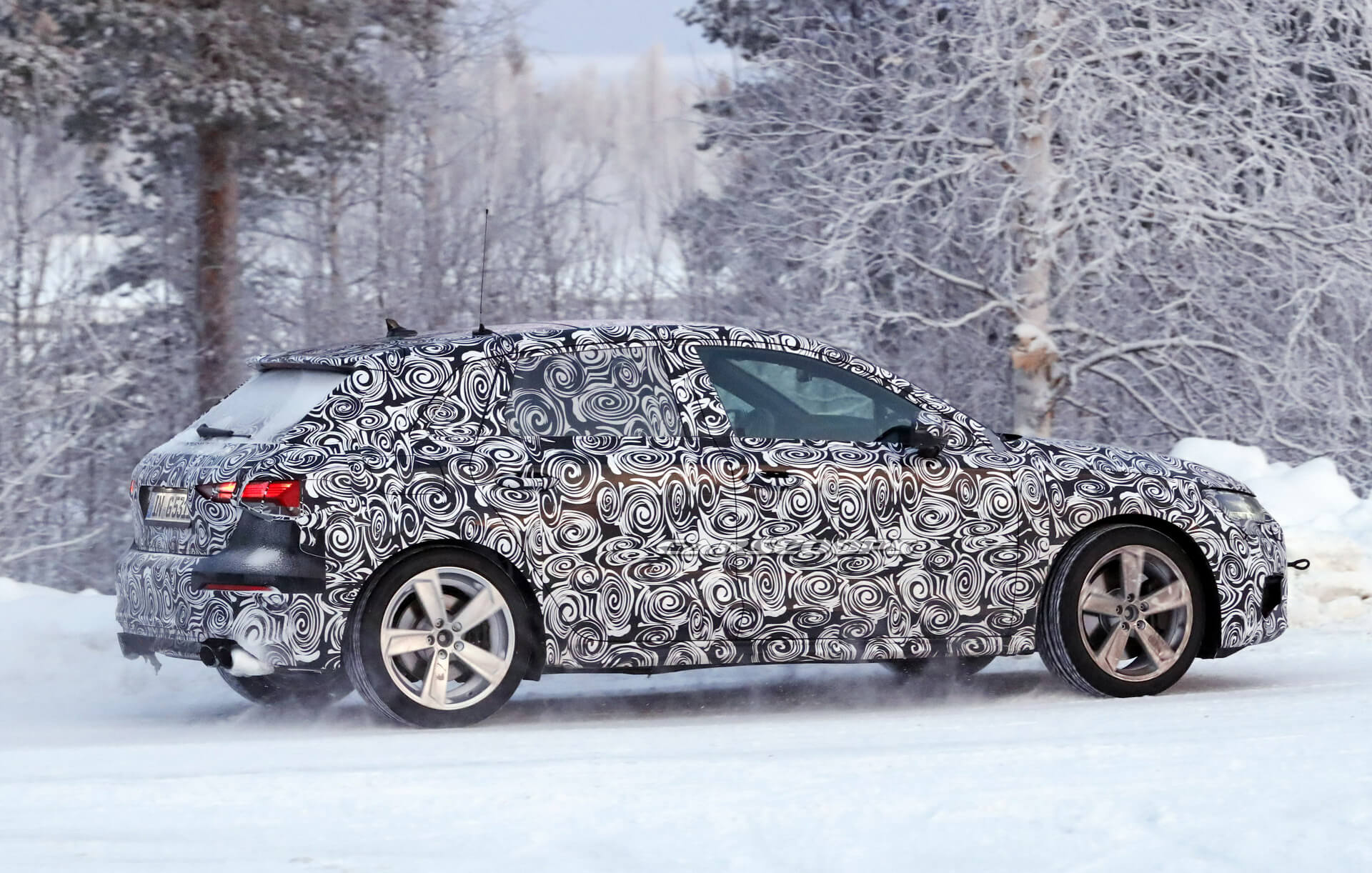 2020 Audi S3 Captured Barely Disguised, Also Shows Off Its Lambo-Style Dash