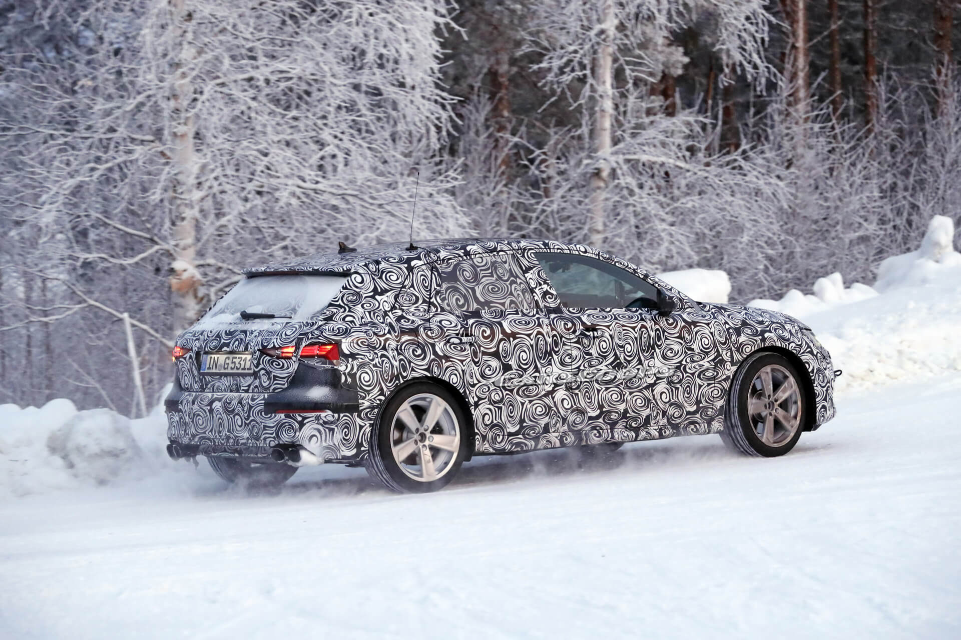 2020 Audi S3 Captured Barely Disguised, Also Shows Off Its Lambo-Style Dash