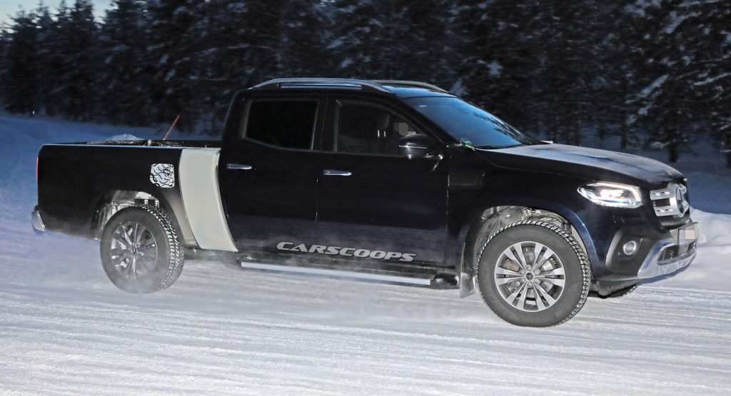 Long-Bed 2020 Mercedes-Benz X-Class Pickup Drops Camo As It Nears Launch