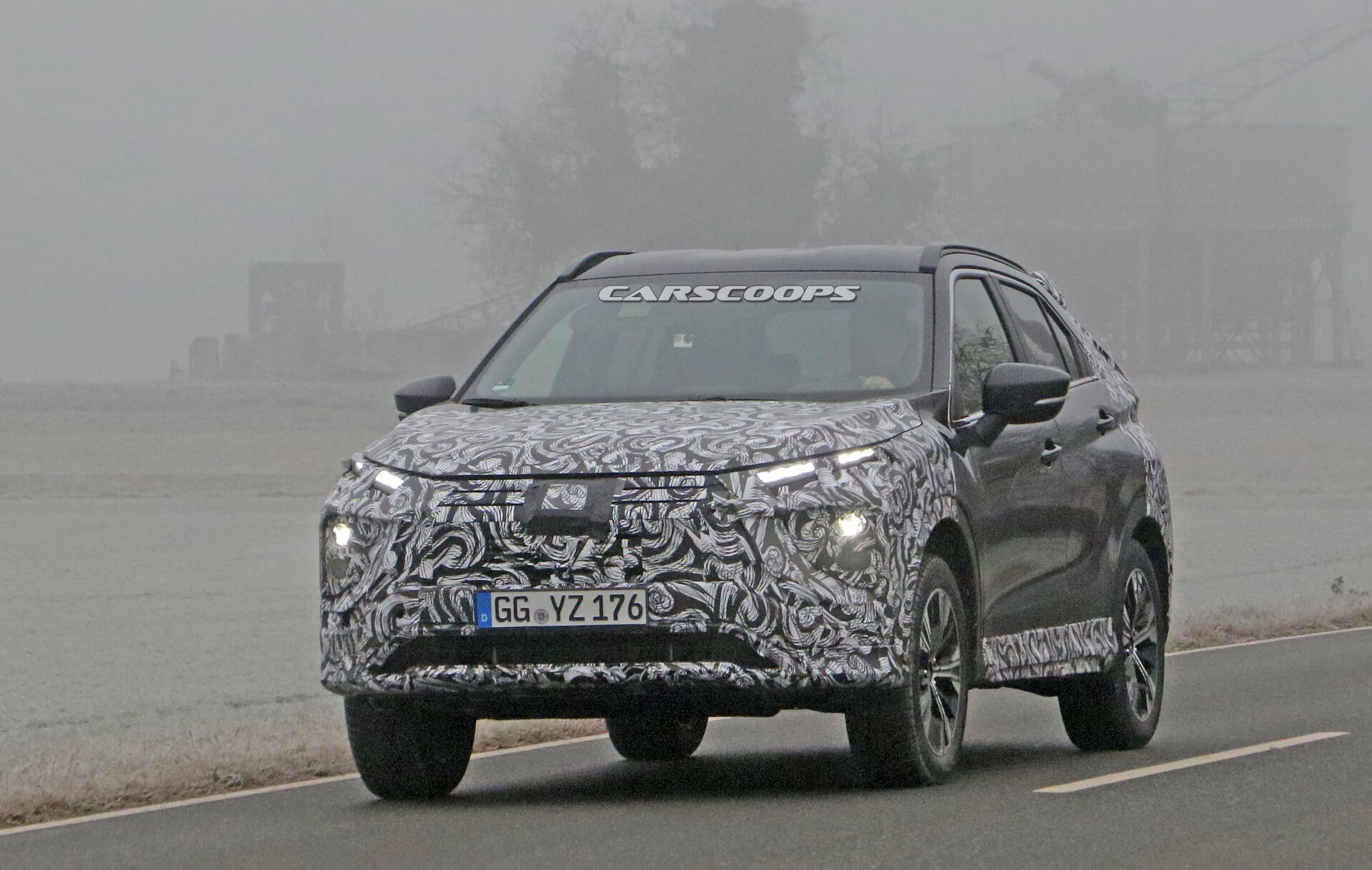 2021 Mitsubishi Eclipse Cross Makes Spy Debut With Updated Styling