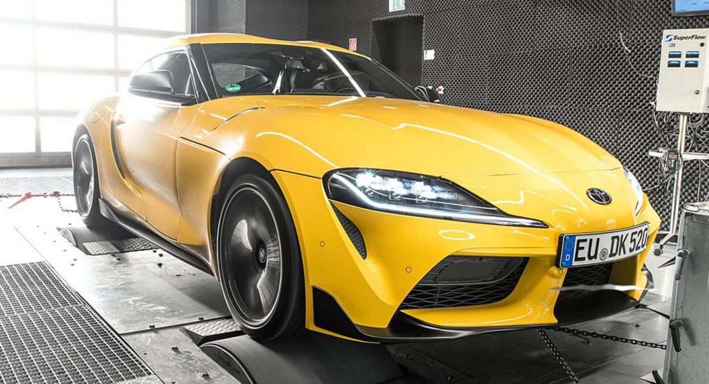  2020 Toyota GR Supra Goes BMW M2 Competition Hunting With 439 HP Tuning Boost