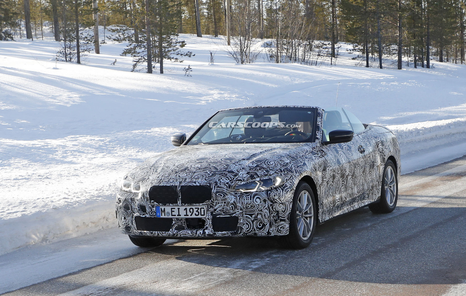 New BMW 4 Series Convertible Blows Its Top Off In Latest Spy Shots