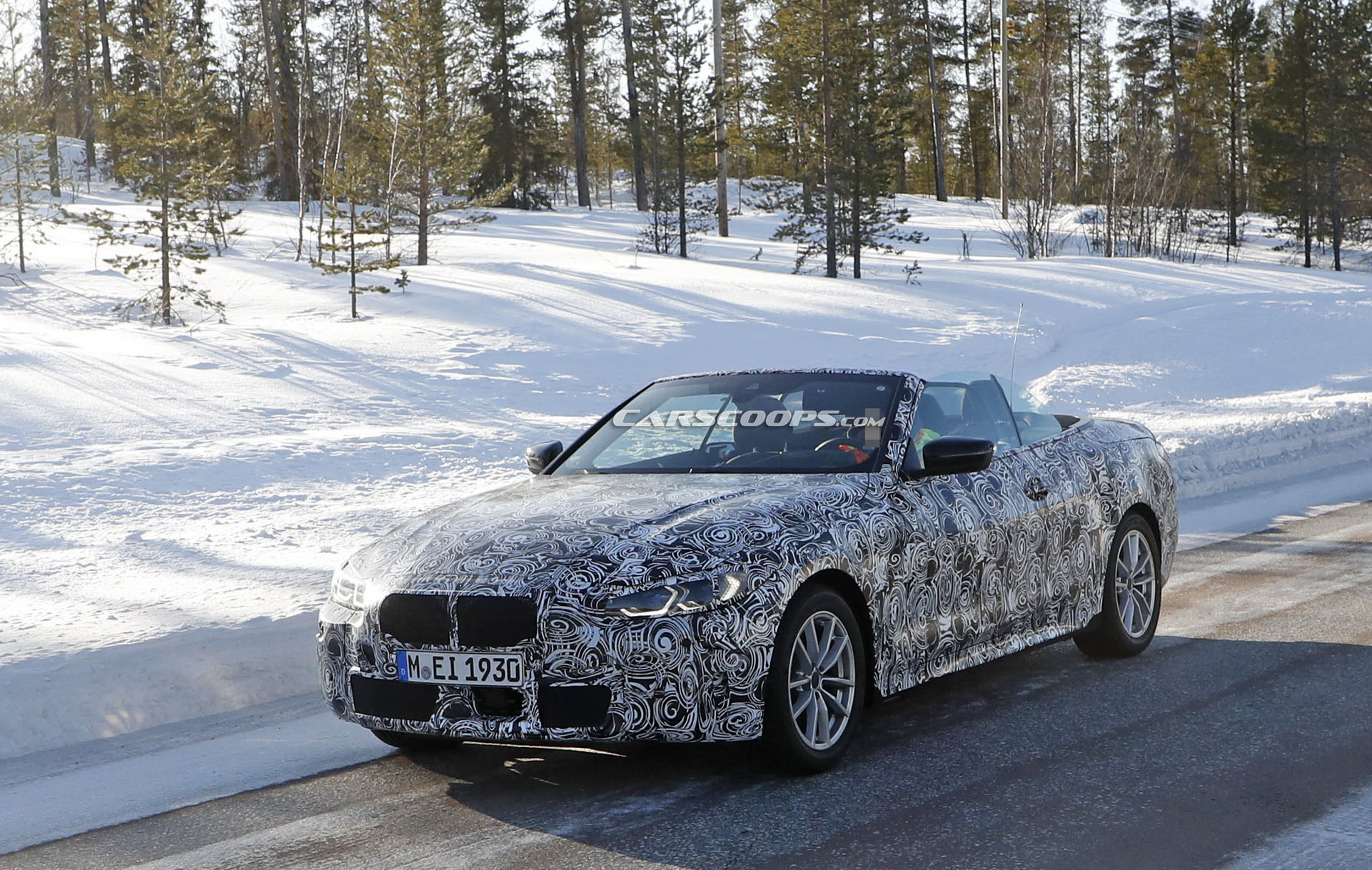 New BMW 4 Series Convertible Blows Its Top Off In Latest Spy Shots