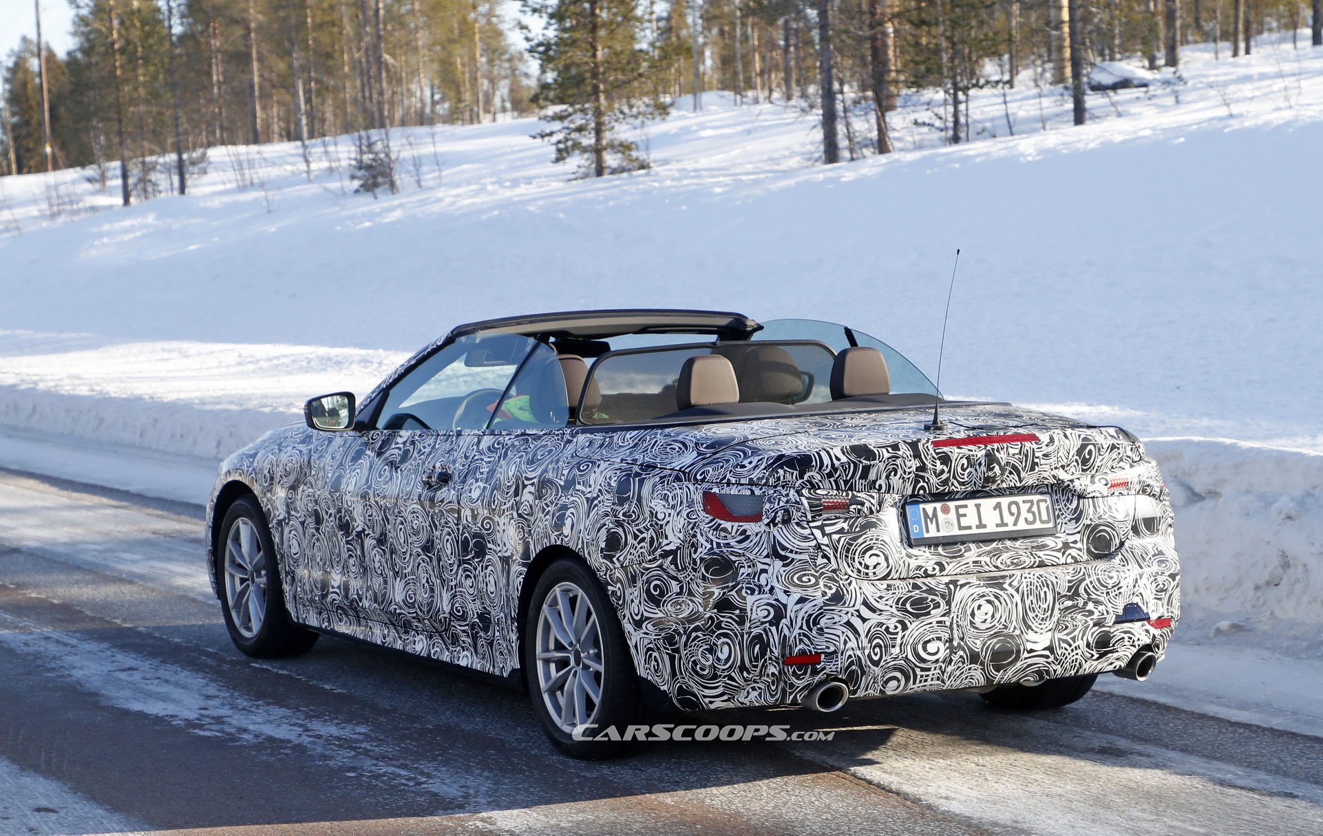 New BMW 4 Series Convertible Blows Its Top Off In Latest Spy Shots