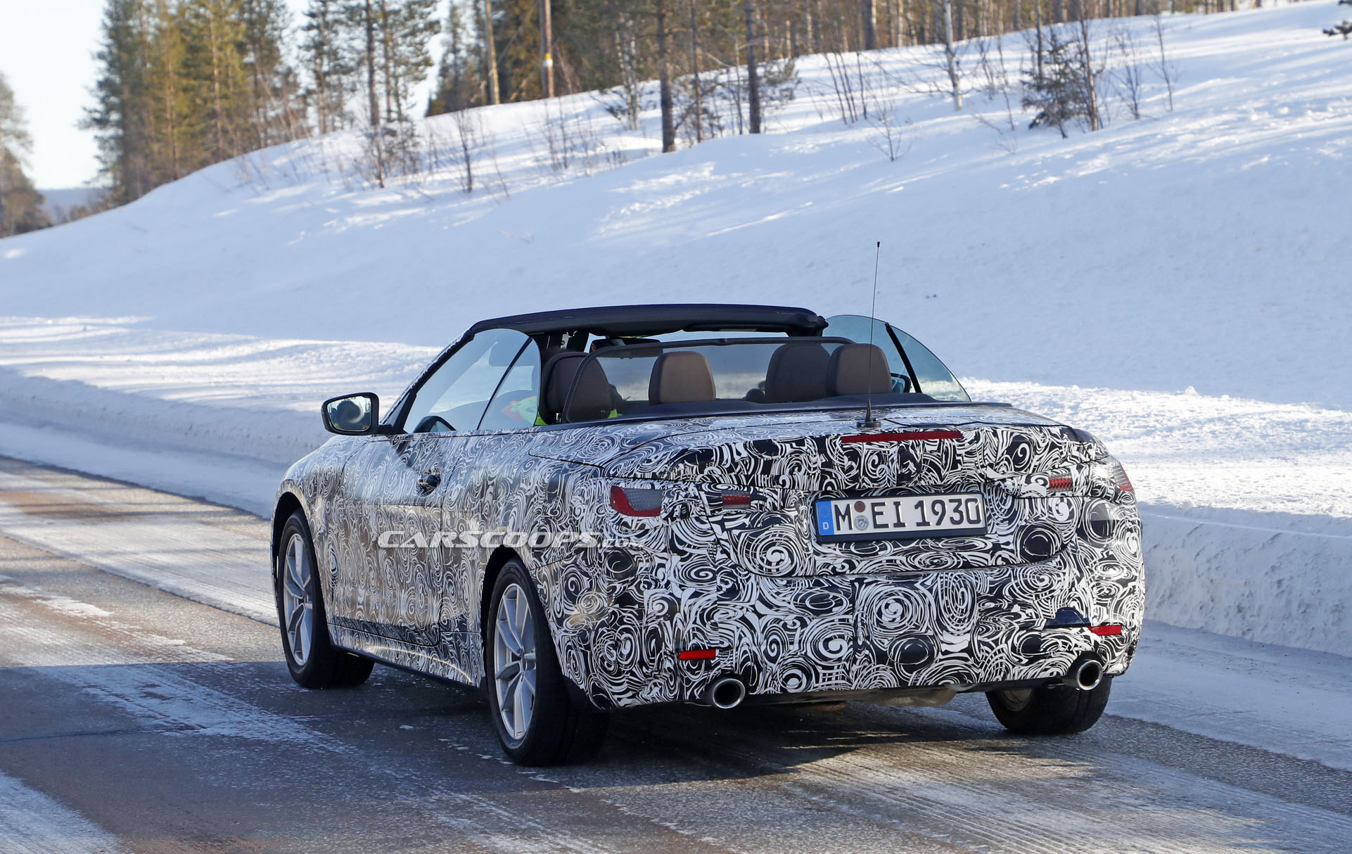 New BMW 4 Series Convertible Blows Its Top Off In Latest Spy Shots