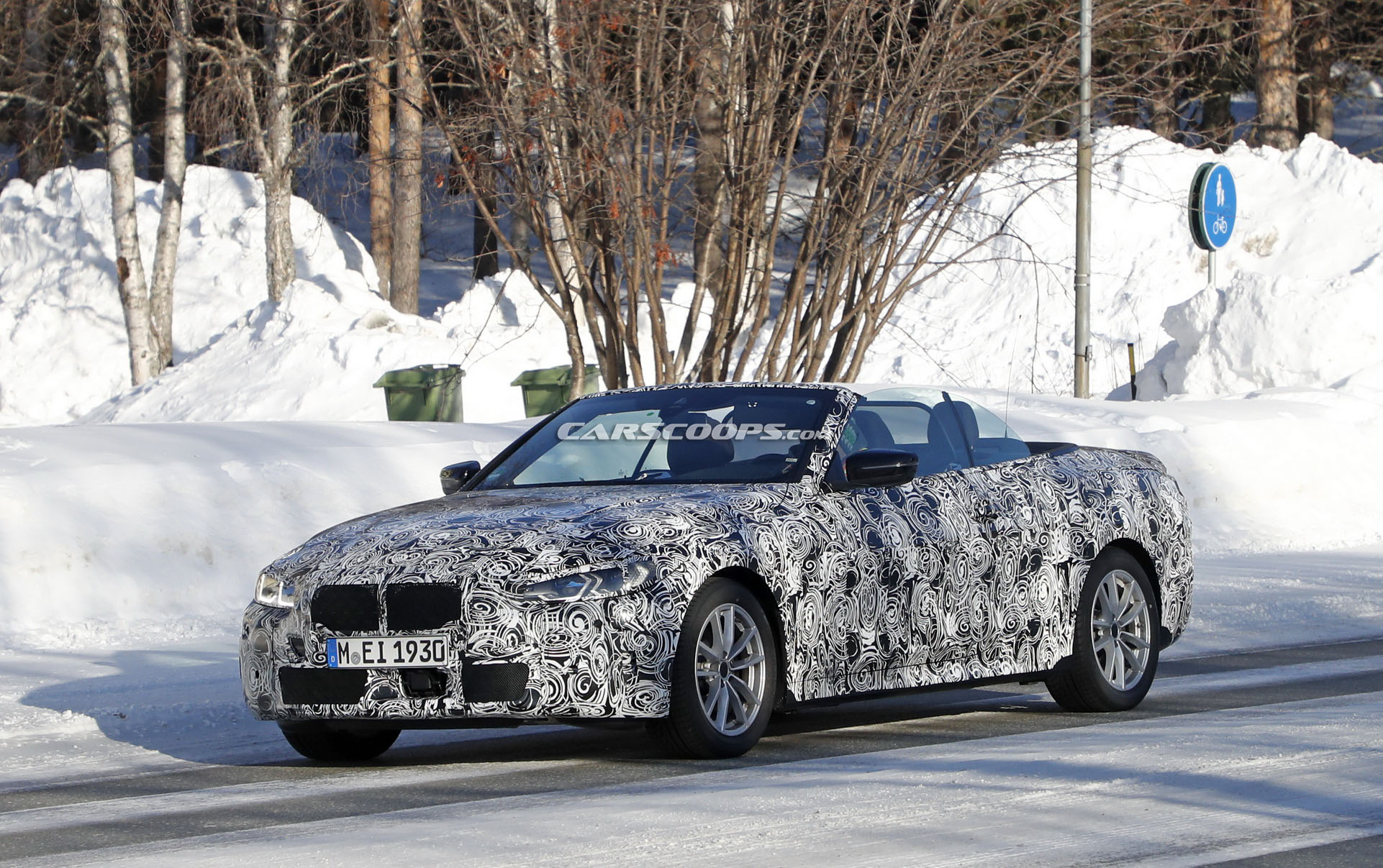 New BMW 4 Series Convertible Blows Its Top Off In Latest Spy Shots