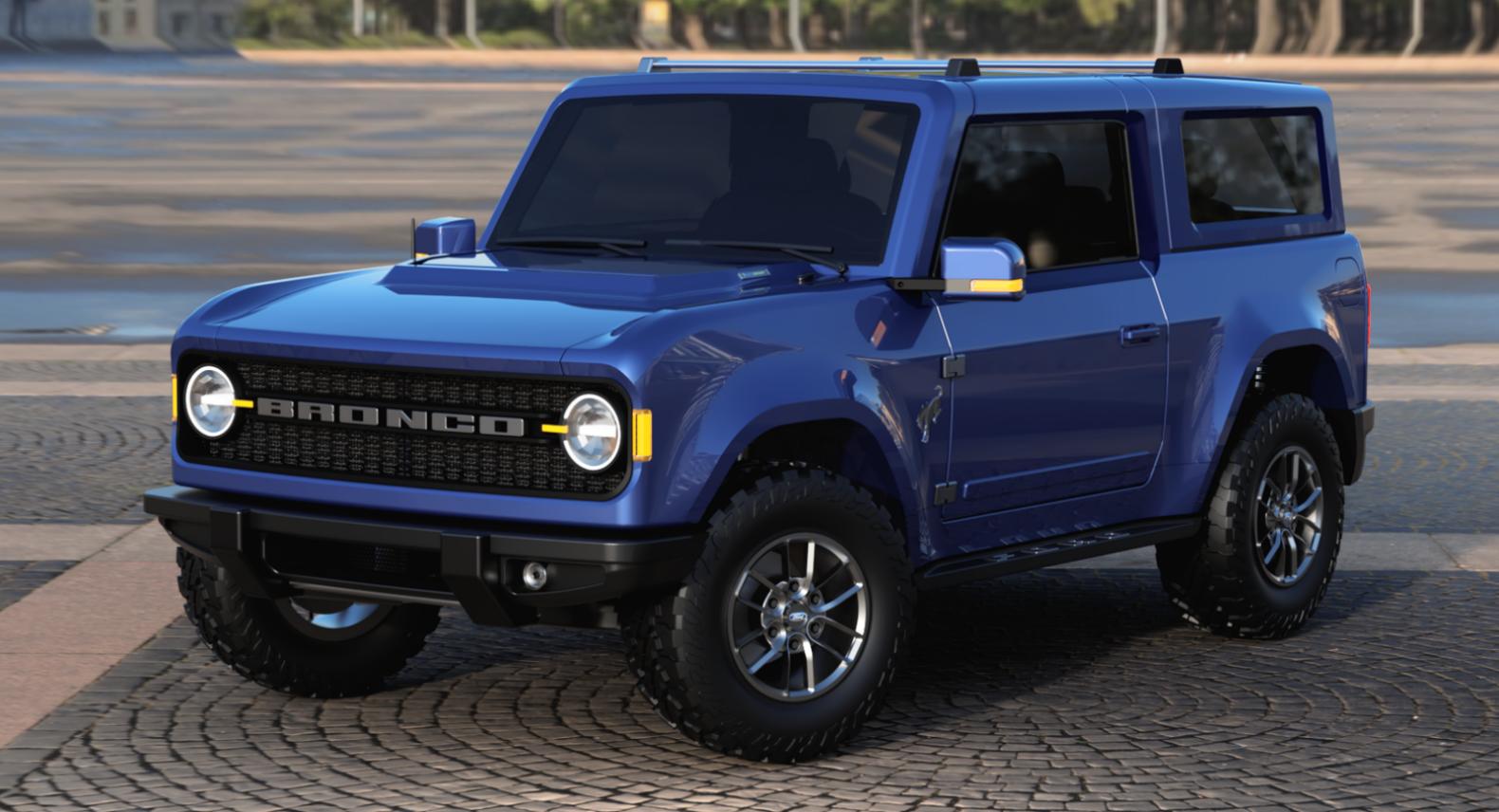 Retrolicious 2021 Ford Bronco Envisioned In Roofless, Doorless And ...