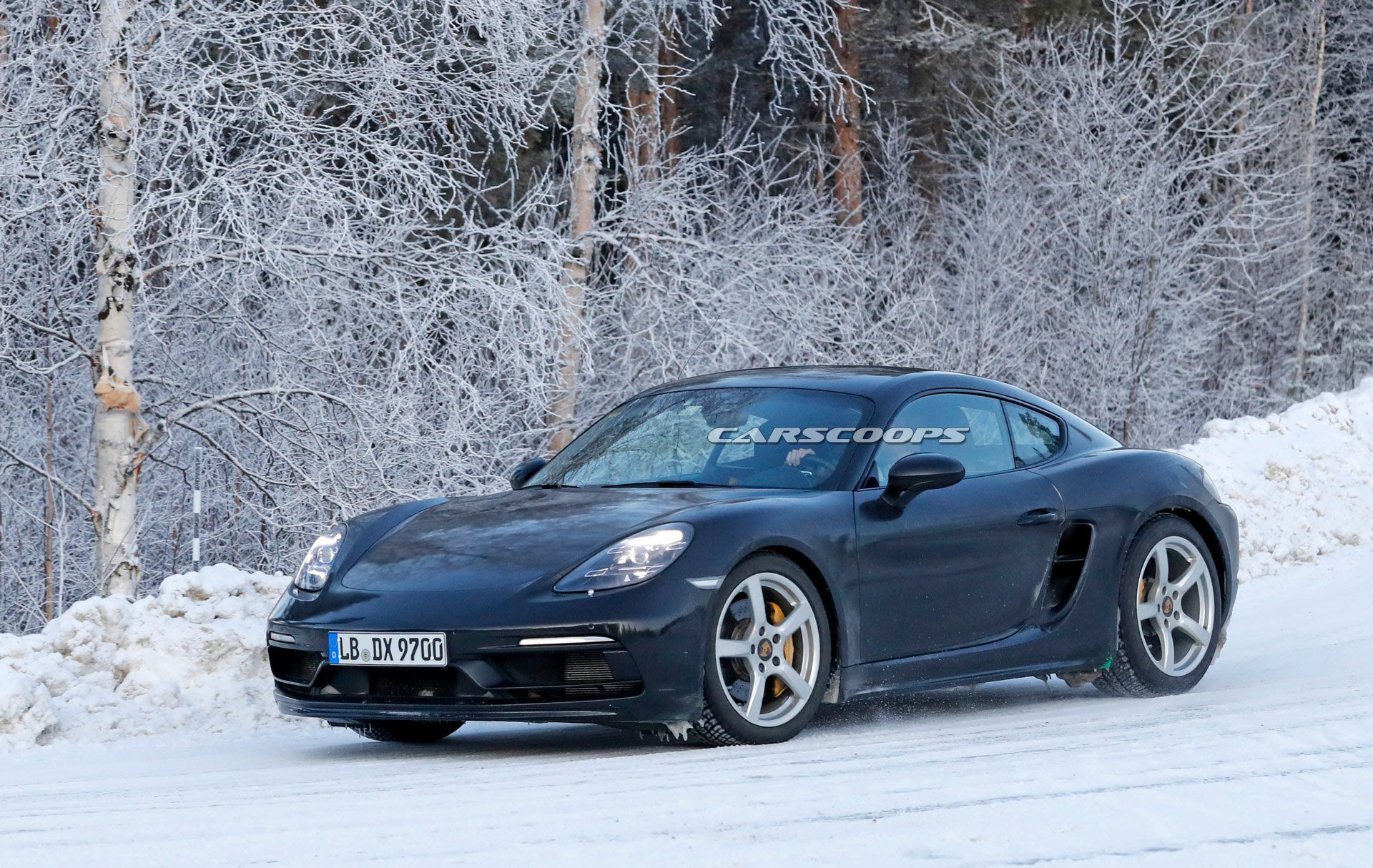 Porsche 718 Cayman GTS Spotted With Possible Six-Cylinder Engine