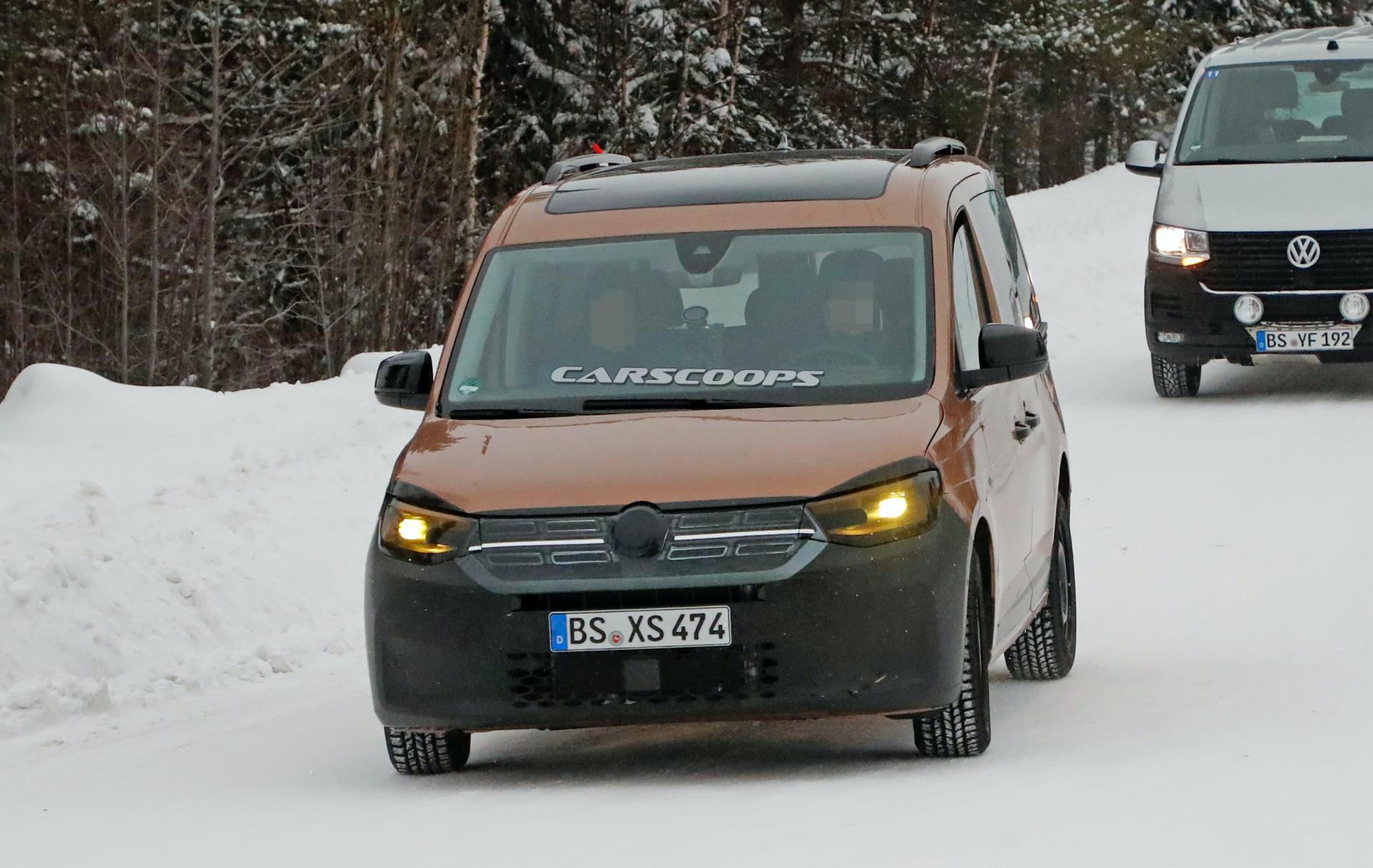 2021 VW Caddy Sheds Camouflage, Doesn’t Reveal All Of Its Secrets Just Yet