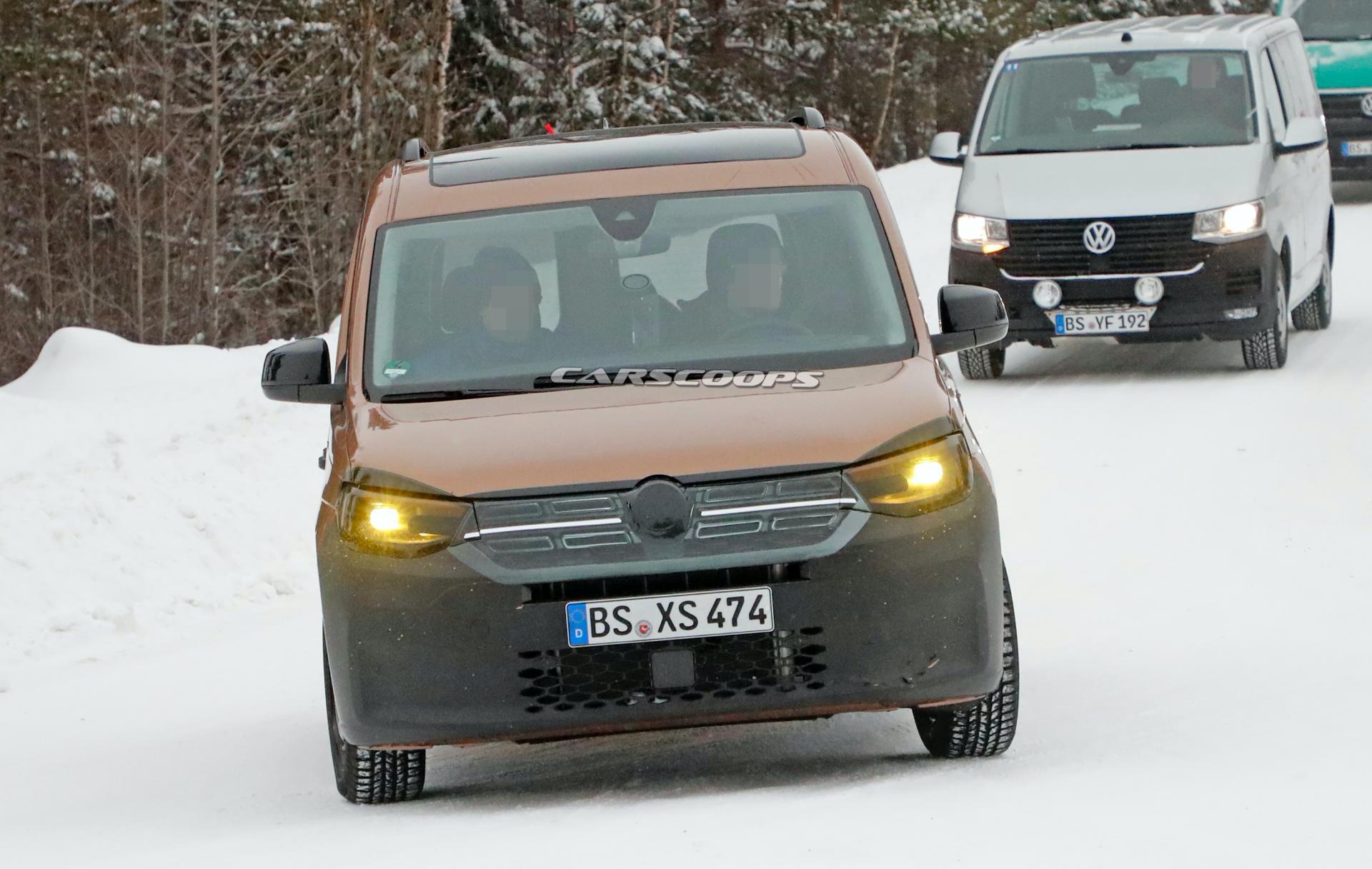 2021 VW Caddy Sheds Camouflage, Doesn’t Reveal All Of Its Secrets Just Yet