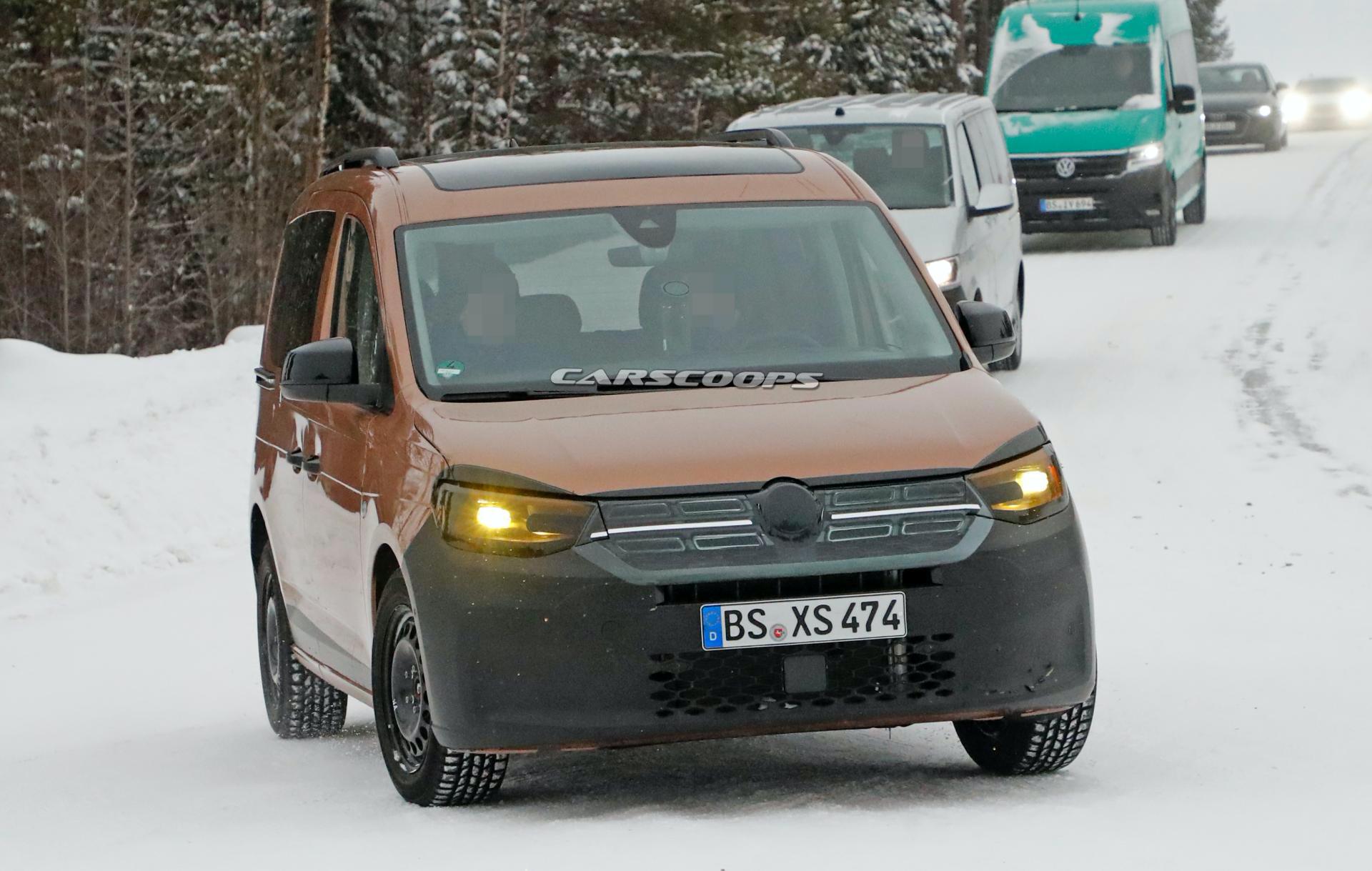 2021 VW Caddy Sheds Camouflage, Doesn’t Reveal All Of Its Secrets Just Yet