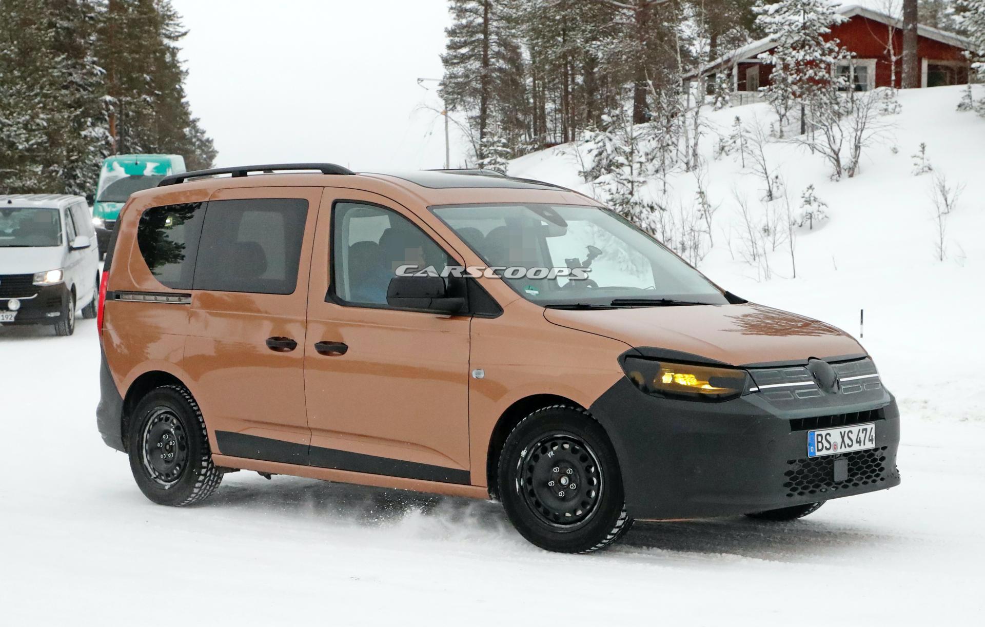 2021 VW Caddy Sheds Camouflage, Doesn’t Reveal All Of Its Secrets Just Yet
