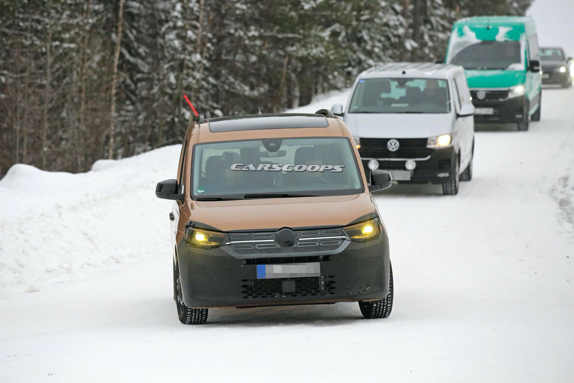 2021 VW Caddy Sheds Camouflage, Doesn’t Reveal All Of Its Secrets Just Yet