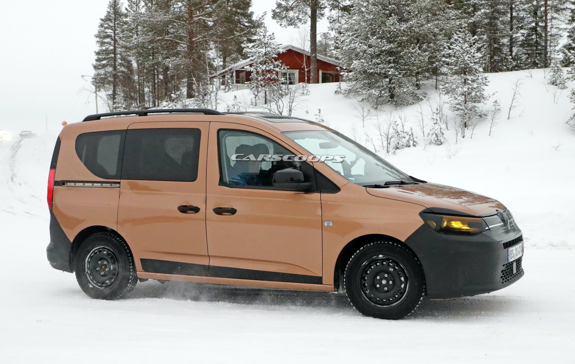 2021 VW Caddy Sheds Camouflage, Doesn’t Reveal All Of Its Secrets Just Yet