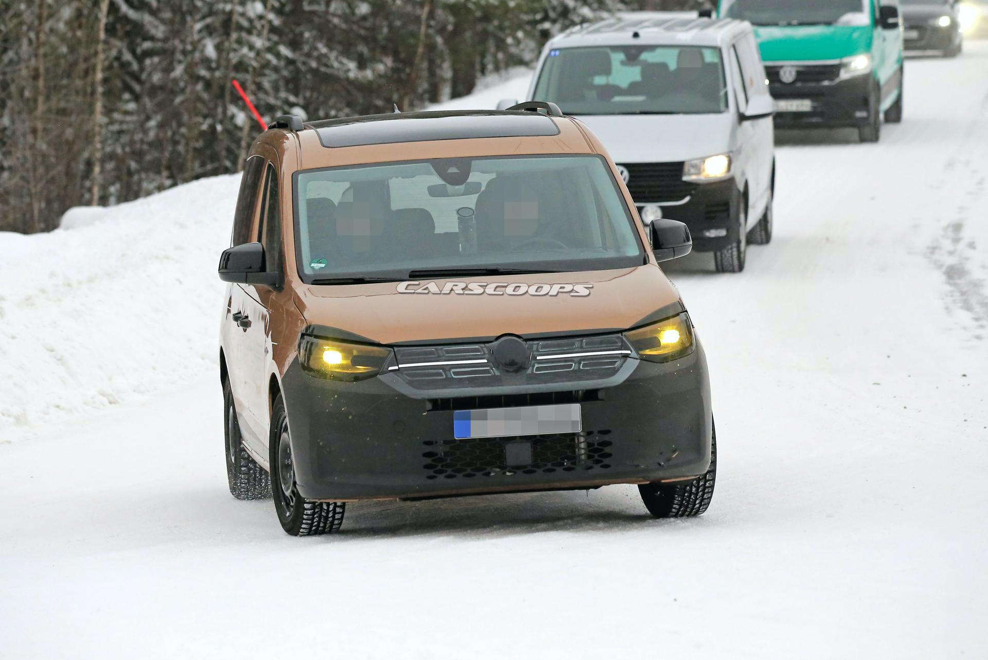 2021 VW Caddy Sheds Camouflage, Doesn’t Reveal All Of Its Secrets Just Yet