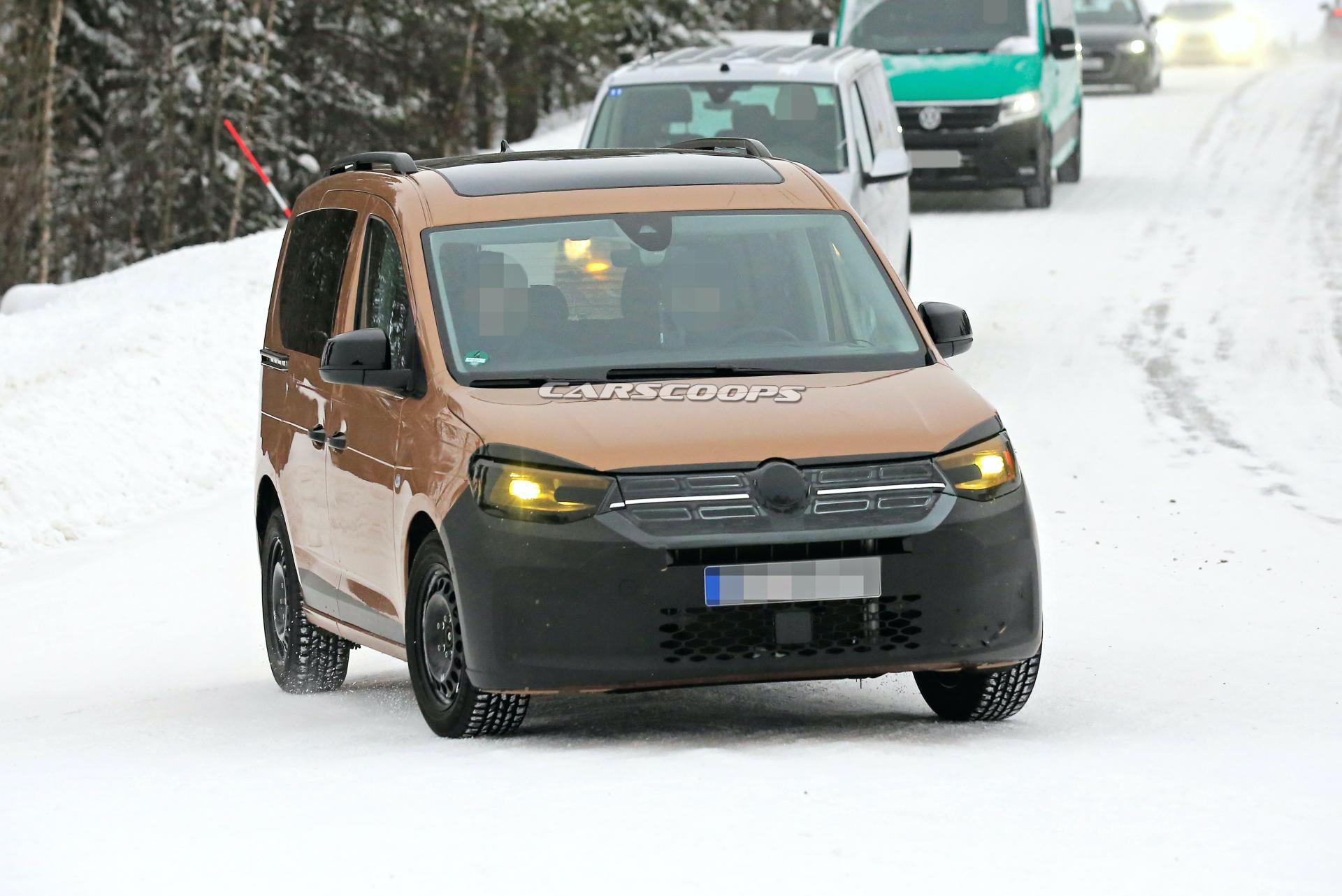 2021 VW Caddy Sheds Camouflage, Doesn’t Reveal All Of Its Secrets Just Yet