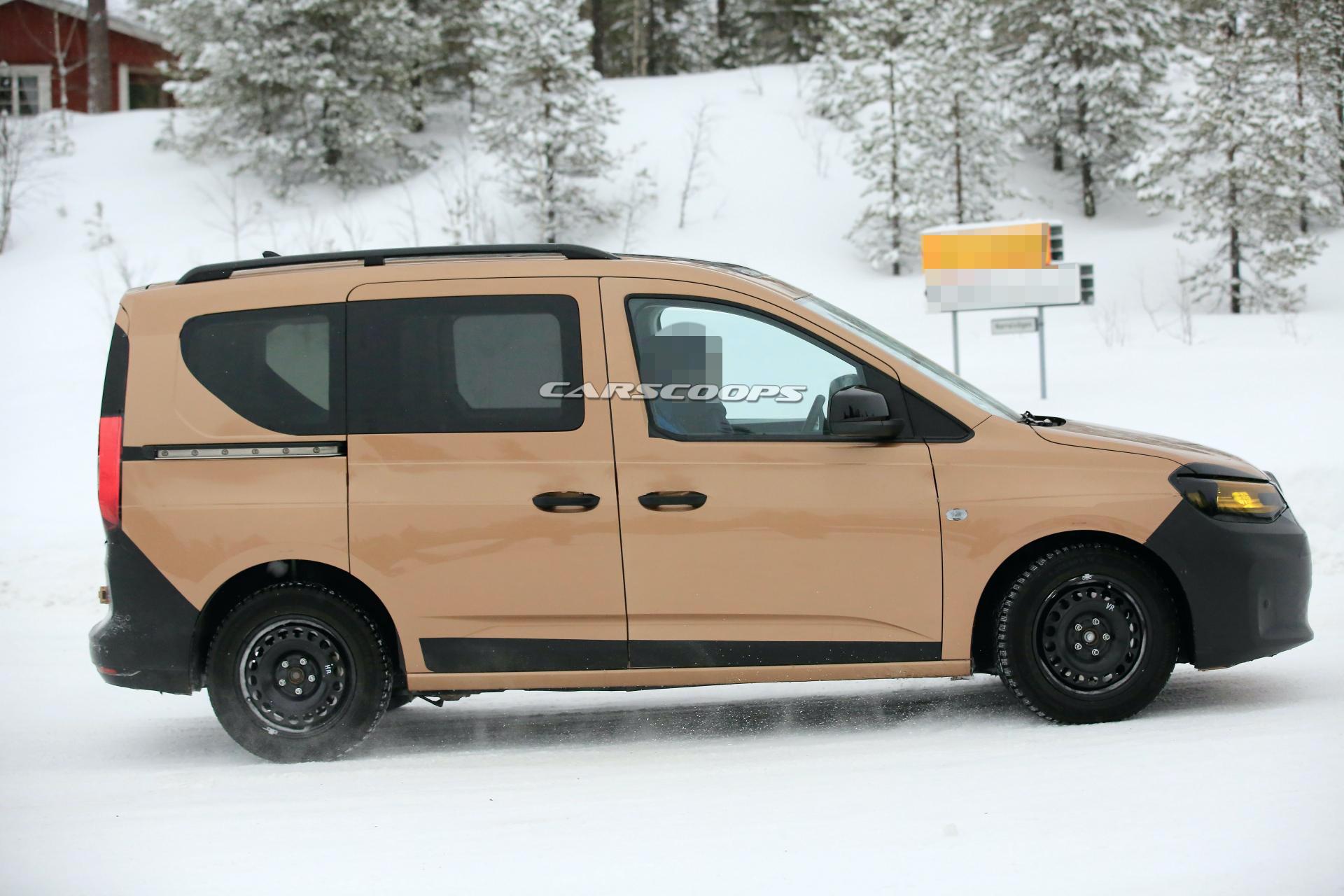 2021 VW Caddy Sheds Camouflage, Doesn’t Reveal All Of Its Secrets Just Yet