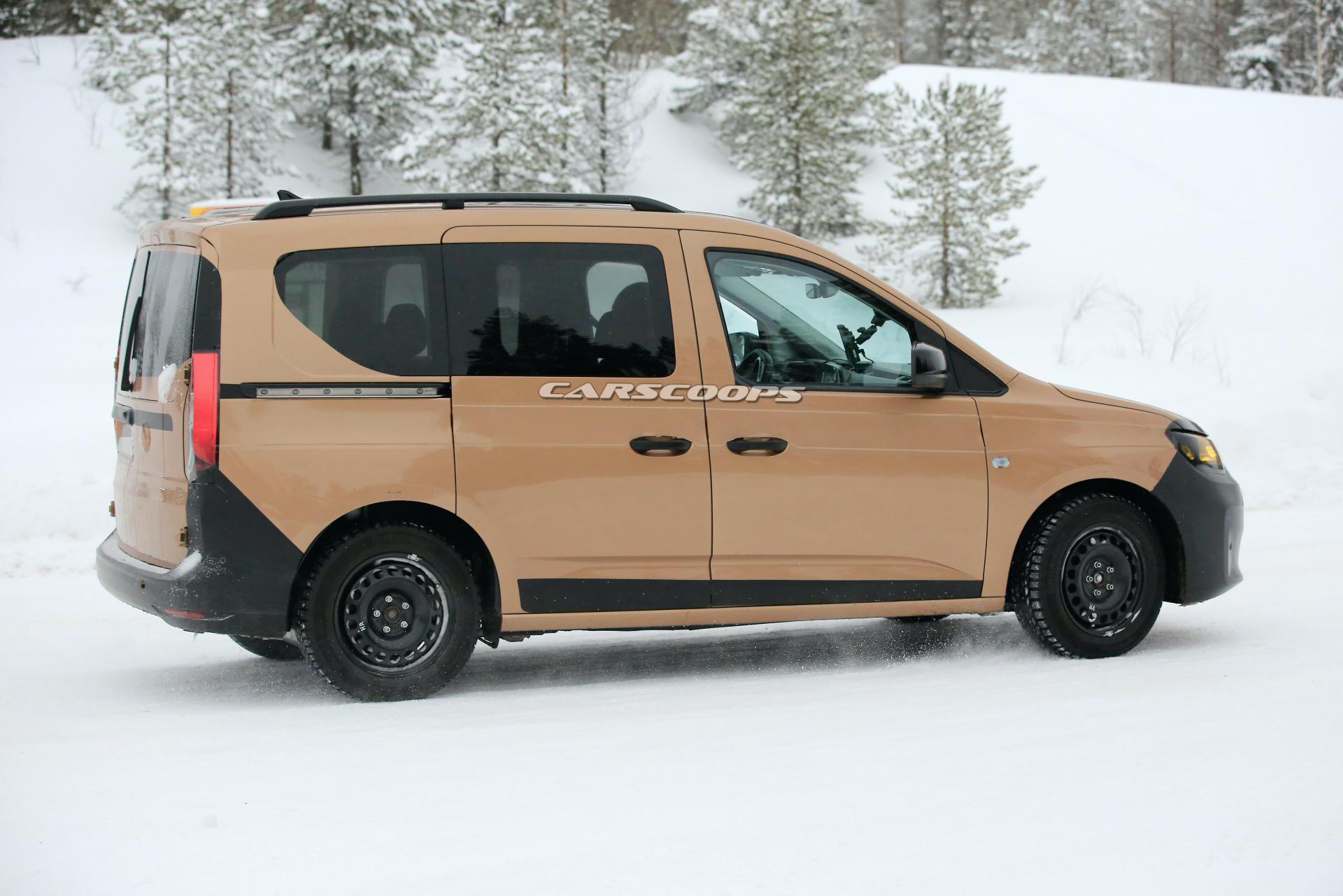 2021 VW Caddy Sheds Camouflage, Doesn’t Reveal All Of Its Secrets Just Yet