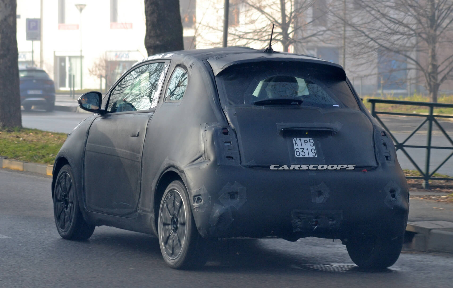 New 2021 Fiat 500e Electric City Car Spied Wearing Production Body
