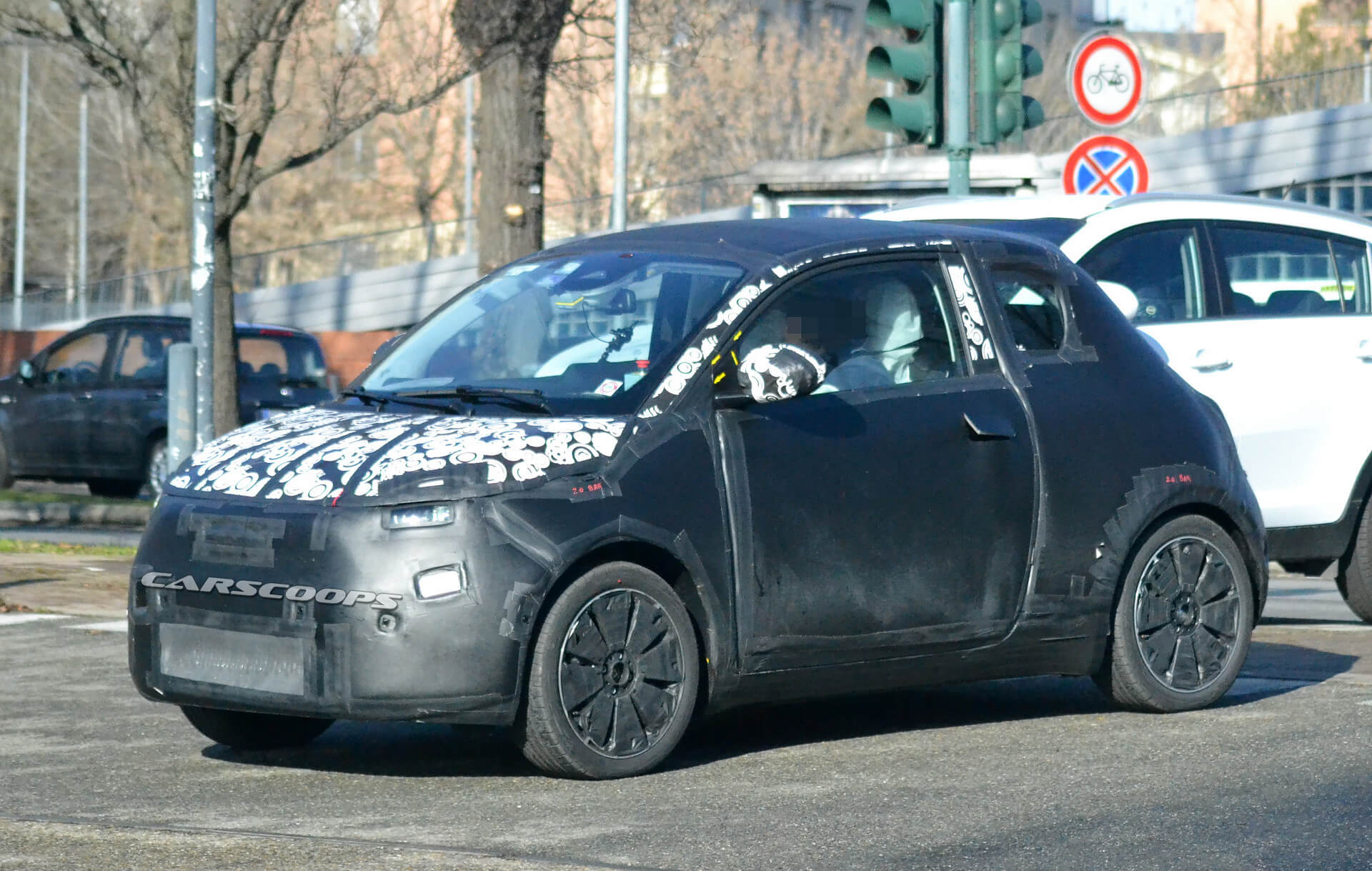 New 2021 Fiat 500e Electric City Car Spied Wearing Production Body