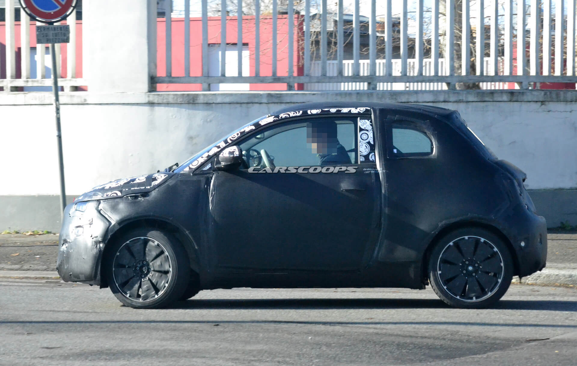 New 2021 Fiat 500e Electric City Car Spied Wearing Production Body