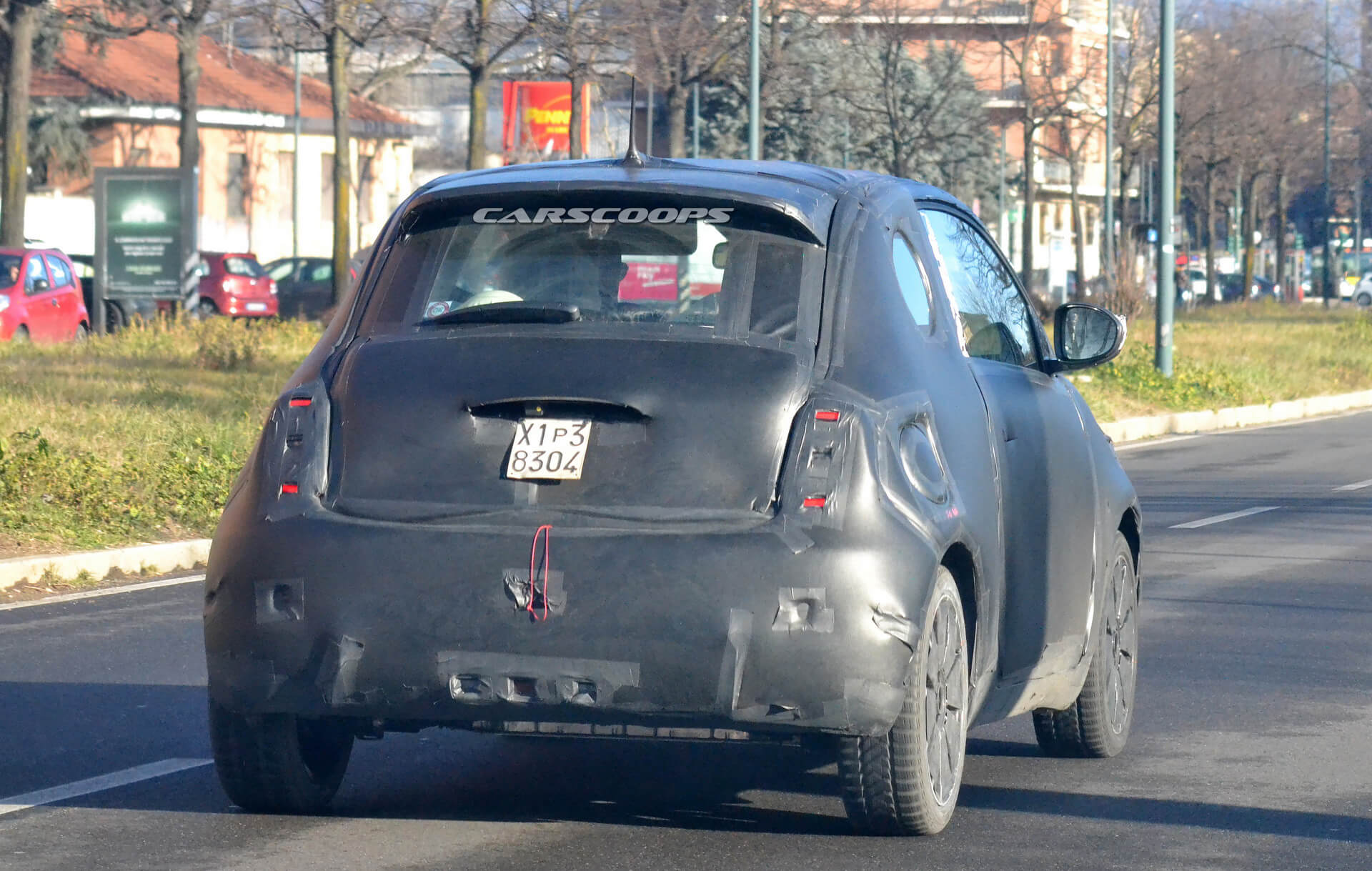 New 2021 Fiat 500e Electric City Car Spied Wearing Production Body