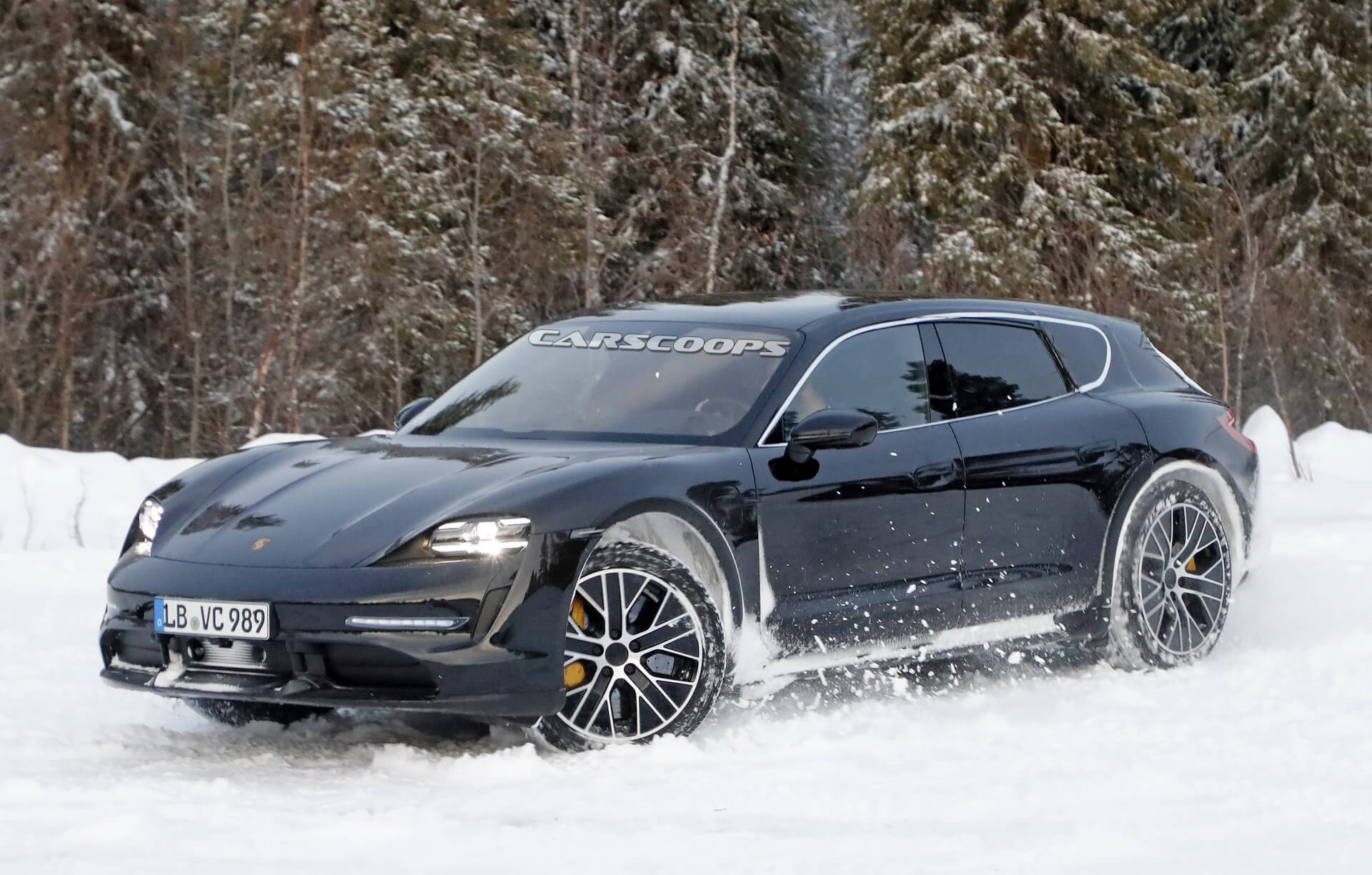 Ain’t Nothing Keeping Porsche’s Electric Taycan Cross Turismo Back From Testing