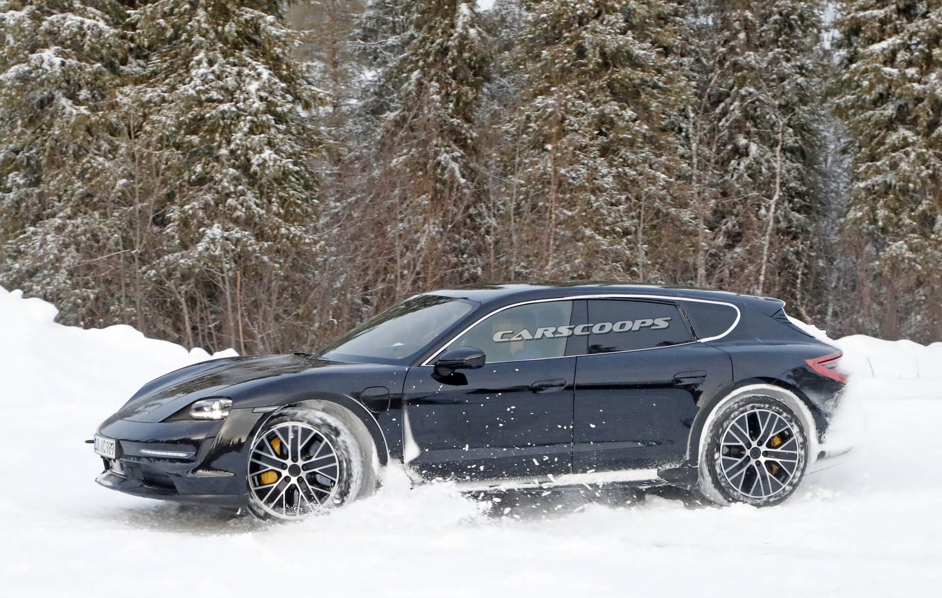 Ain’t Nothing Keeping Porsche’s Electric Taycan Cross Turismo Back From Testing