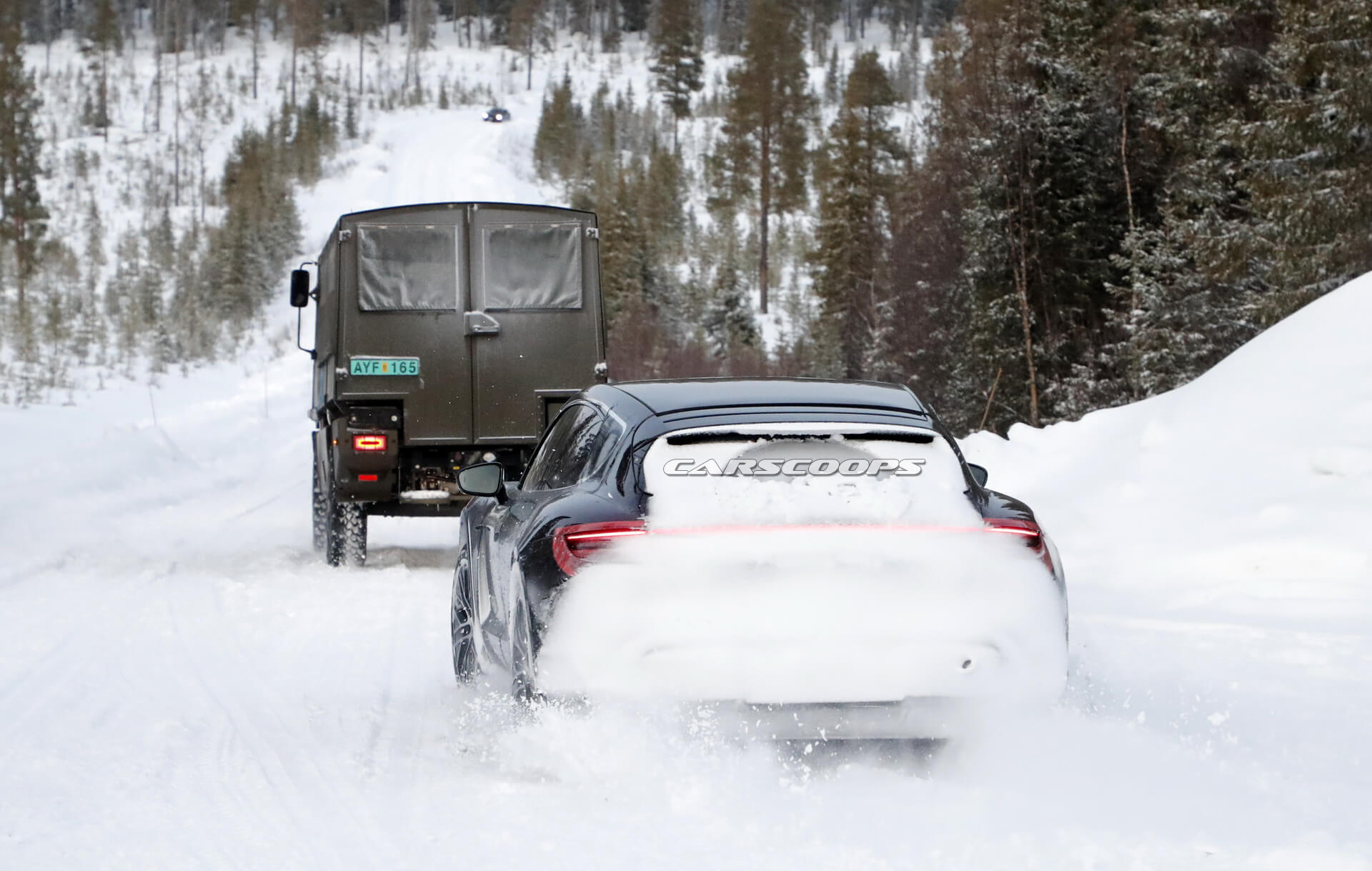 Ain’t Nothing Keeping Porsche’s Electric Taycan Cross Turismo Back From Testing