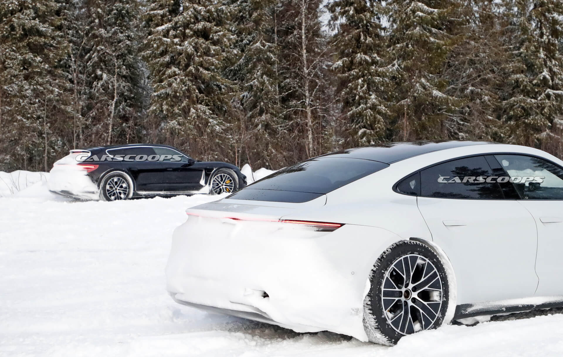 Ain’t Nothing Keeping Porsche’s Electric Taycan Cross Turismo Back From Testing