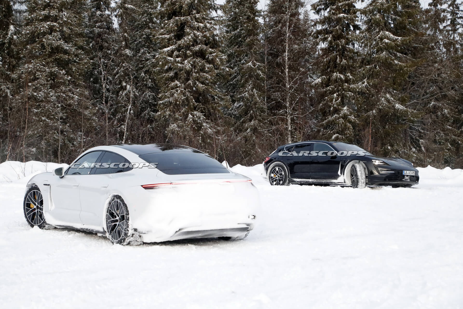 Ain’t Nothing Keeping Porsche’s Electric Taycan Cross Turismo Back From Testing