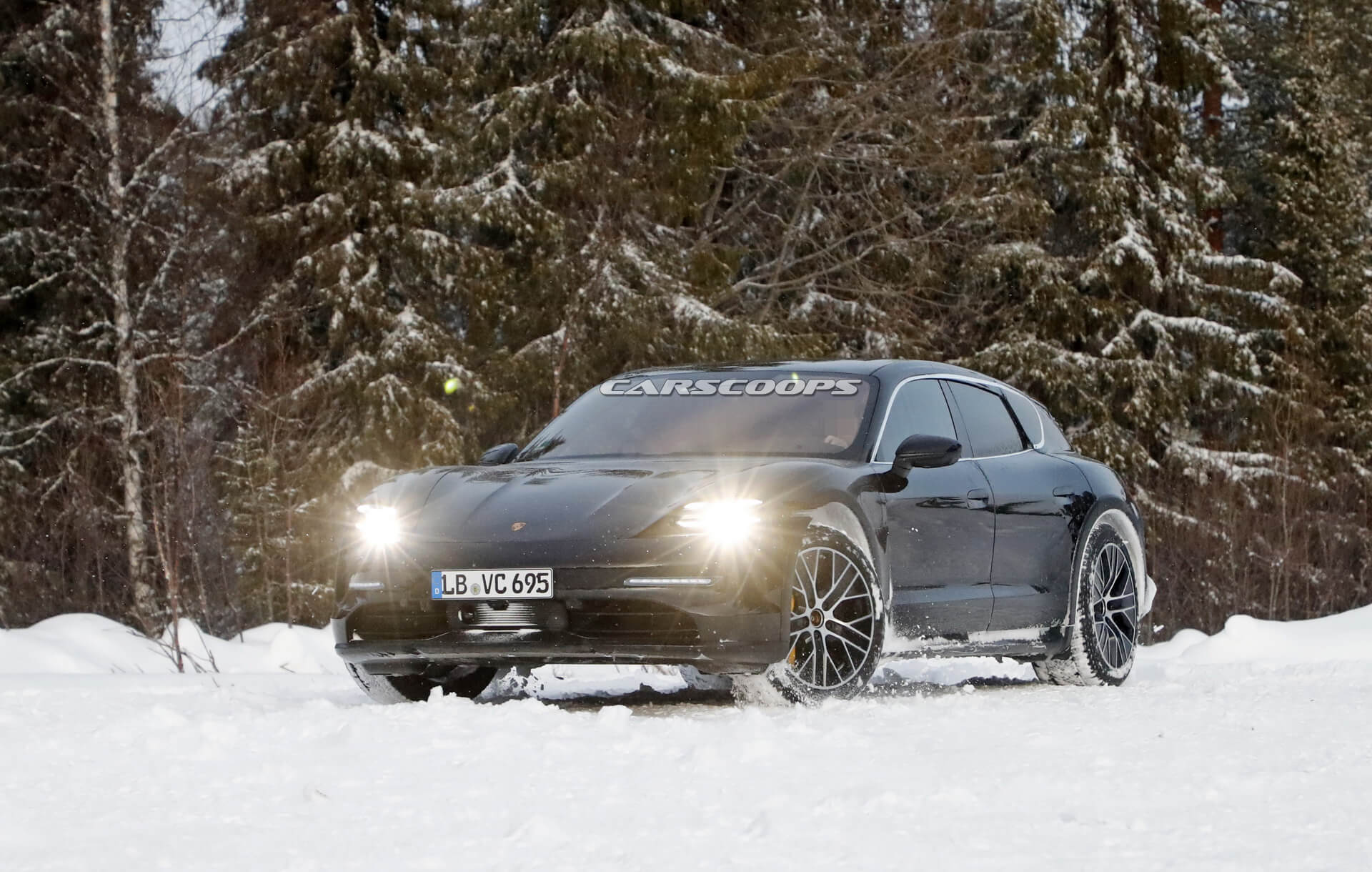 Ain’t Nothing Keeping Porsche’s Electric Taycan Cross Turismo Back From Testing