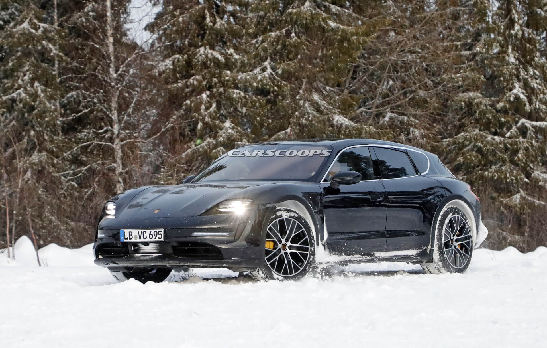 Ain’t Nothing Keeping Porsche’s Electric Taycan Cross Turismo Back From Testing