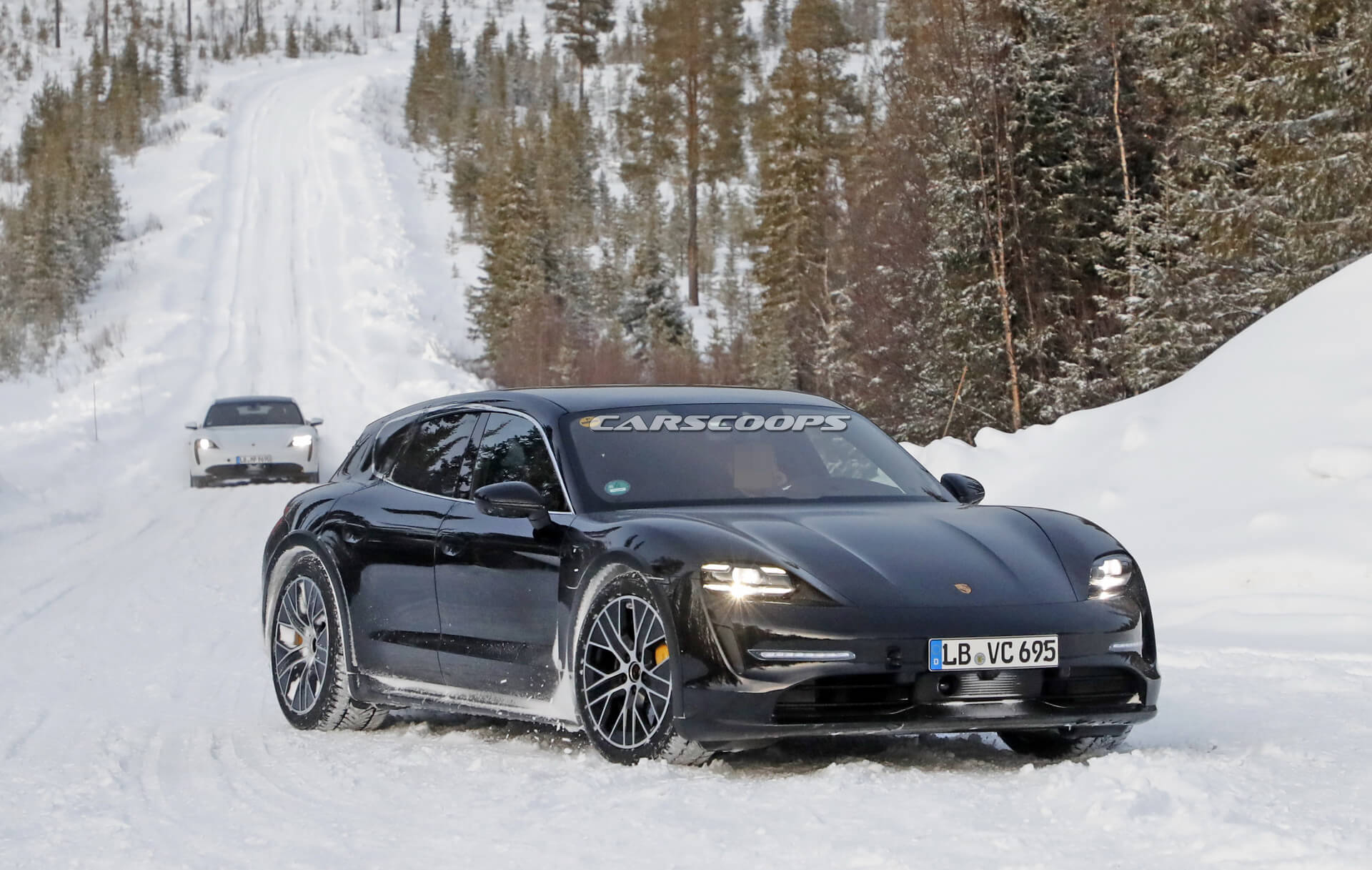 Ain’t Nothing Keeping Porsche’s Electric Taycan Cross Turismo Back From Testing