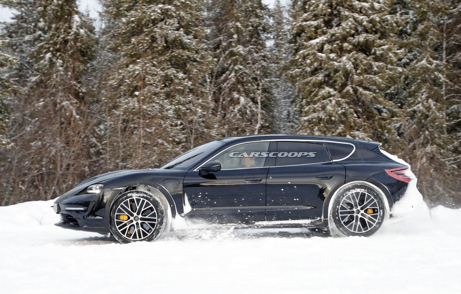 Ain’t Nothing Keeping Porsche’s Electric Taycan Cross Turismo Back From Testing