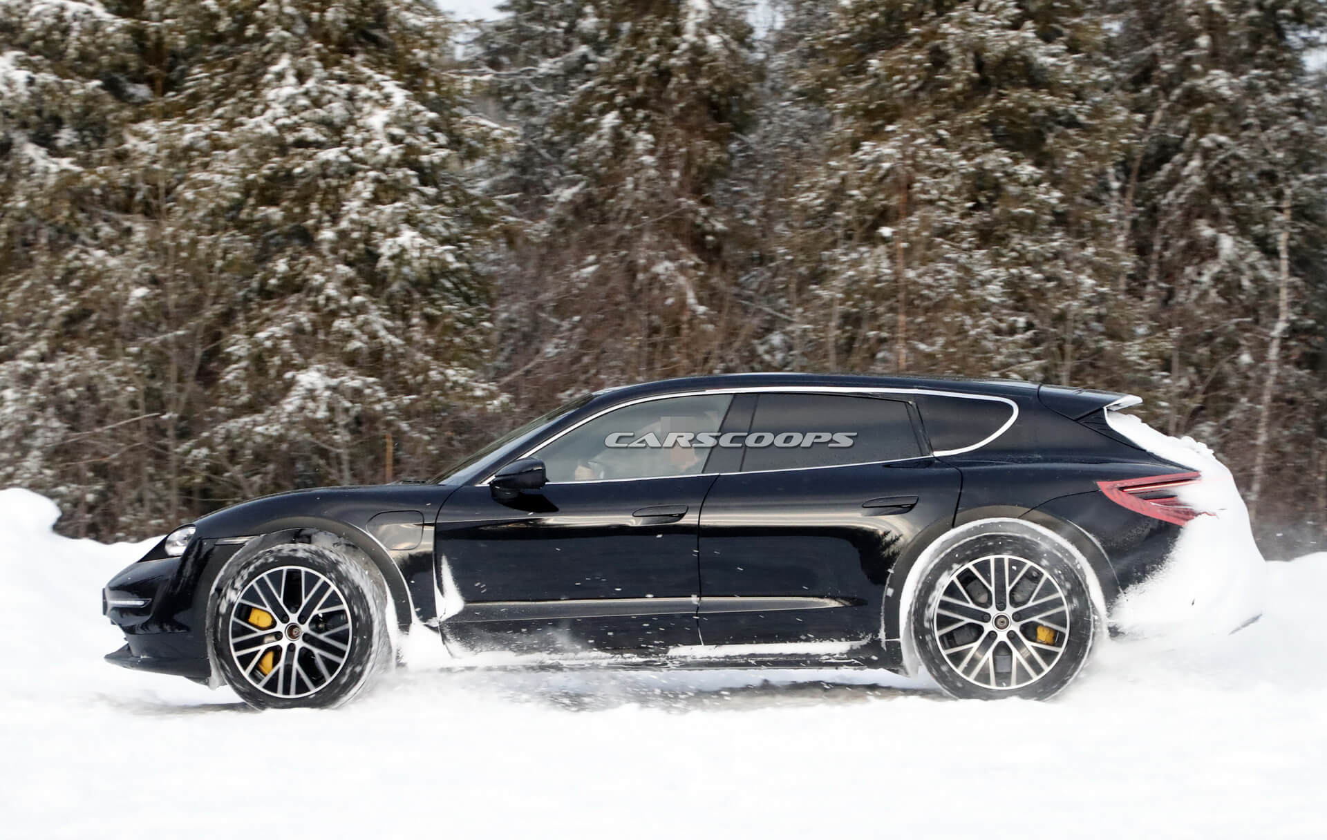 Ain’t Nothing Keeping Porsche’s Electric Taycan Cross Turismo Back From Testing