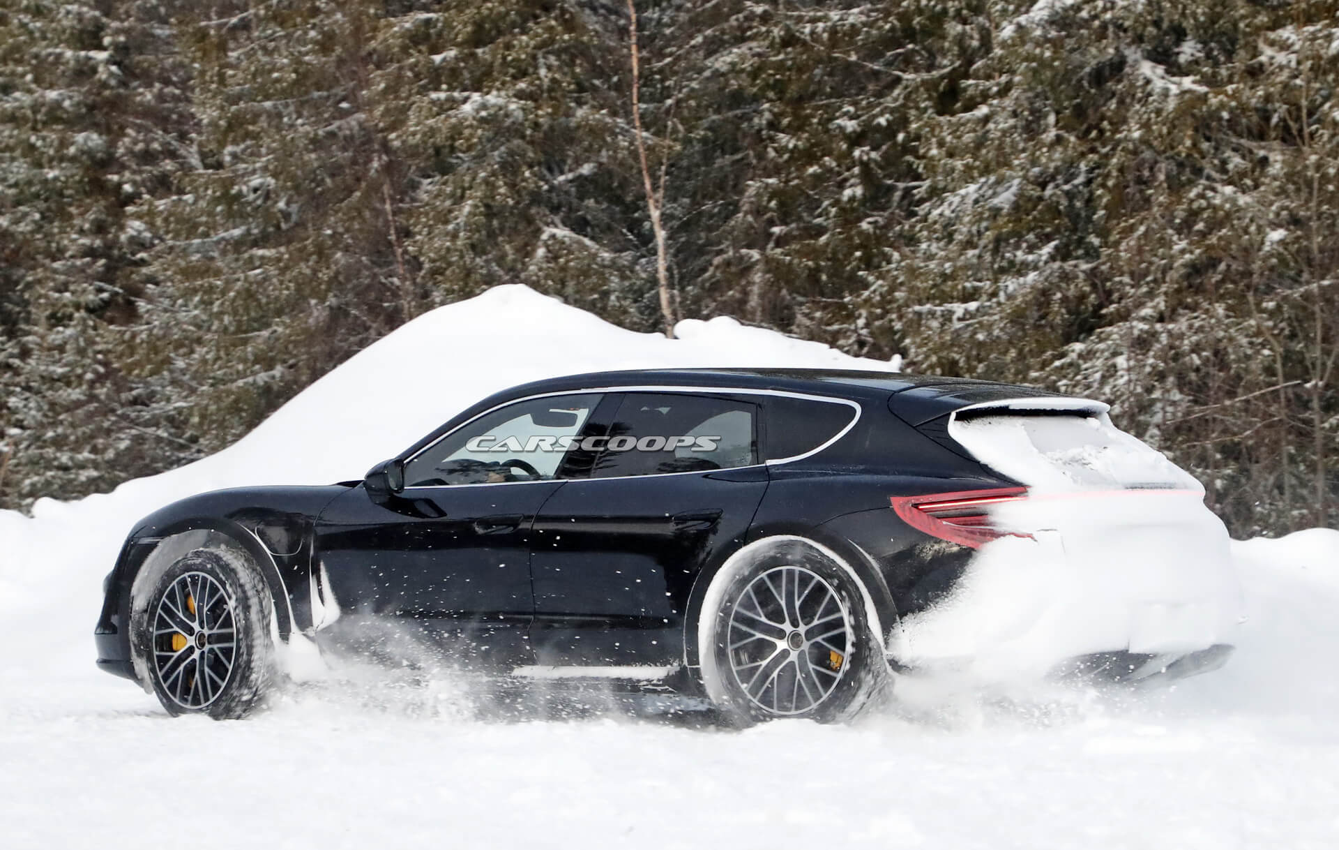 Ain’t Nothing Keeping Porsche’s Electric Taycan Cross Turismo Back From Testing