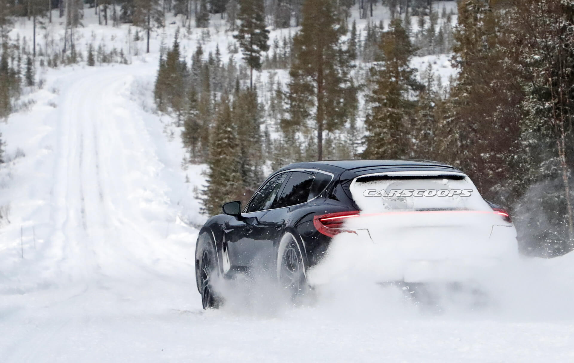 Ain’t Nothing Keeping Porsche’s Electric Taycan Cross Turismo Back From Testing